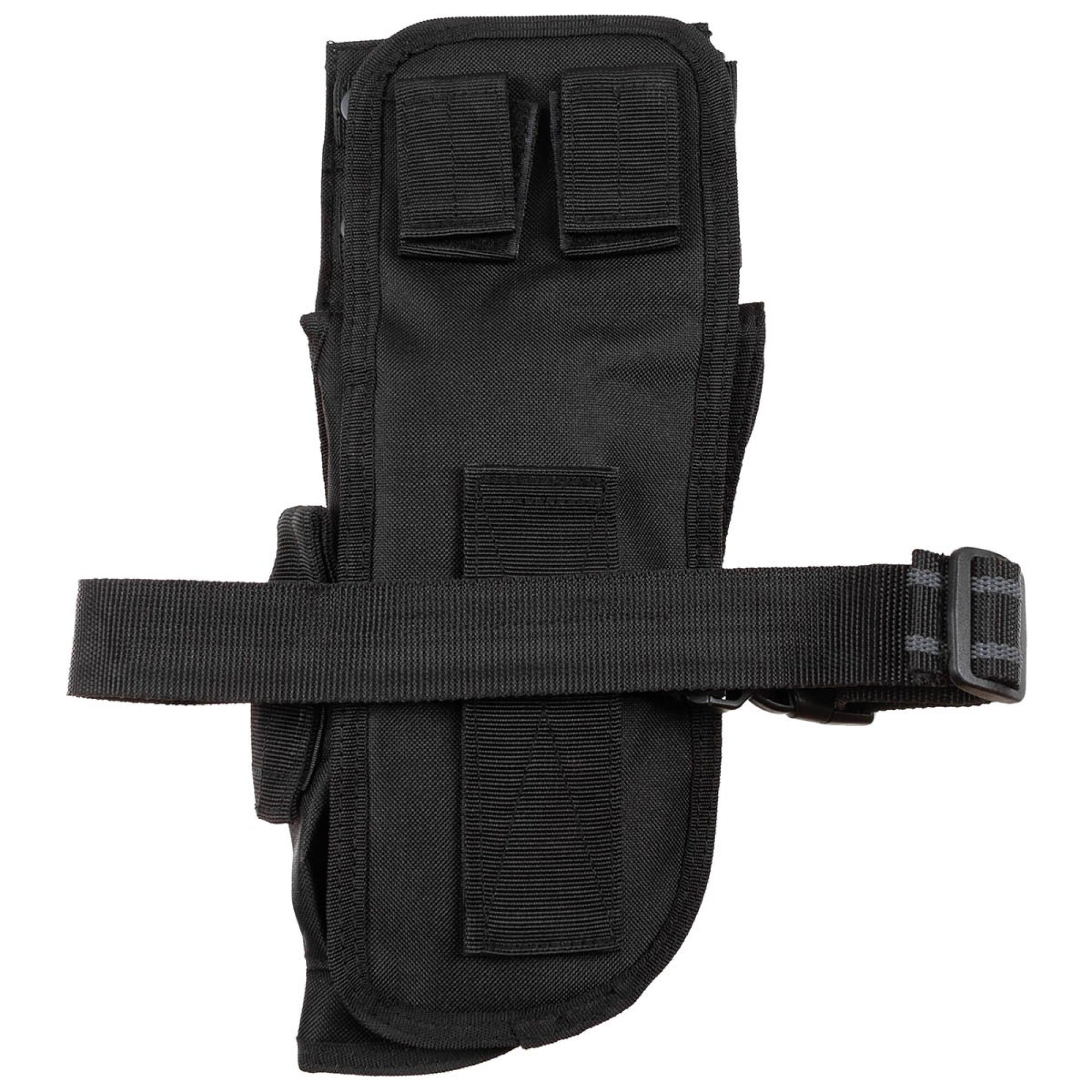 Pistolenbeinholster,  schwarz, "Tactical",  rechts – Bild 2