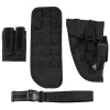 Pistolenbeinholster,  schwarz, "Tactical",  rechts – Bild 3