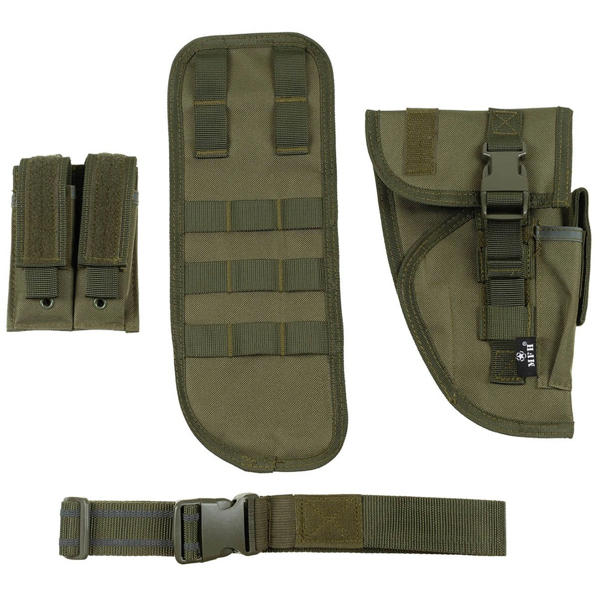 Pistolenbeinholster,  oliv, "Tactical",  rechts – Bild 3
