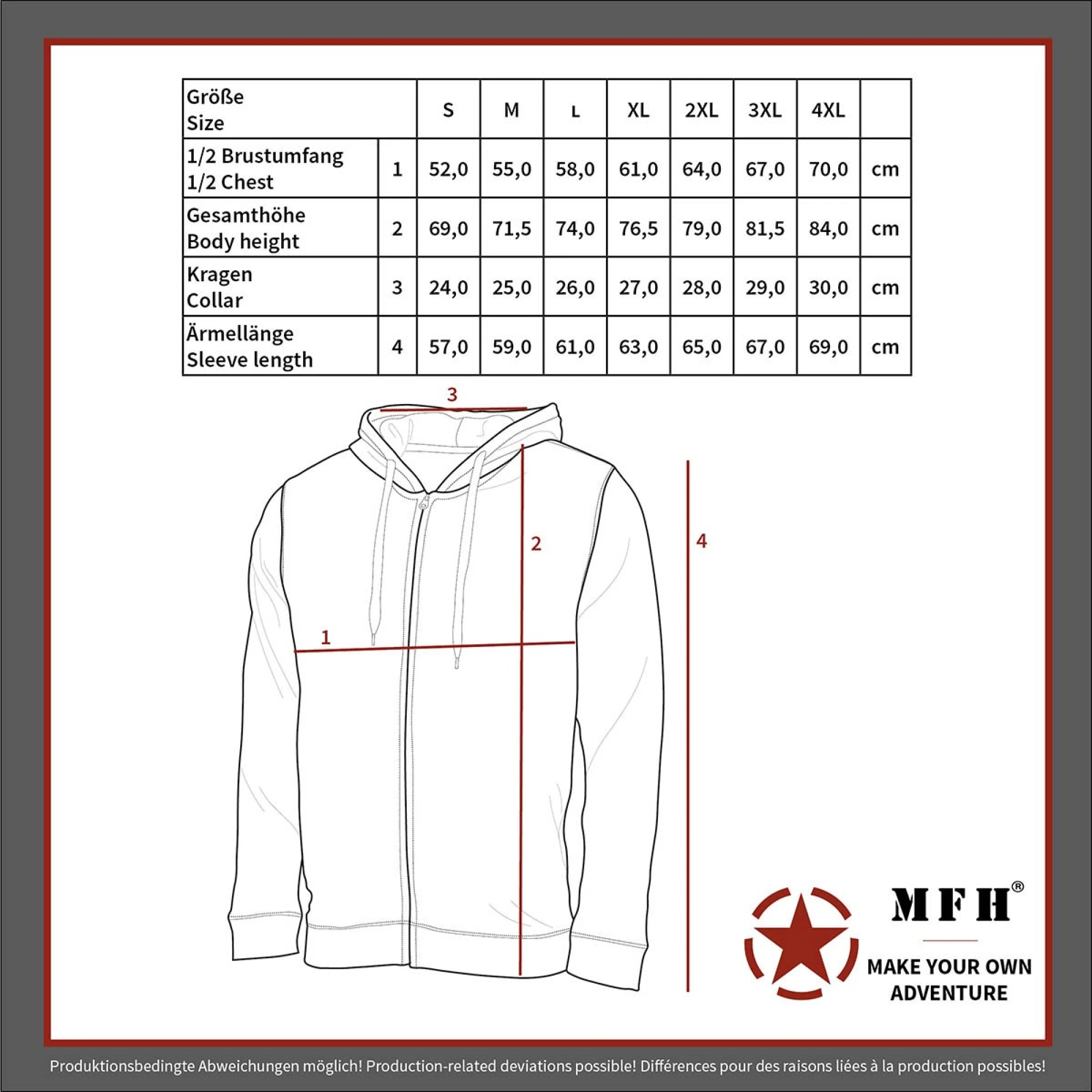 Trainingsjacke,  "Jogger", schwarz – Bild 3