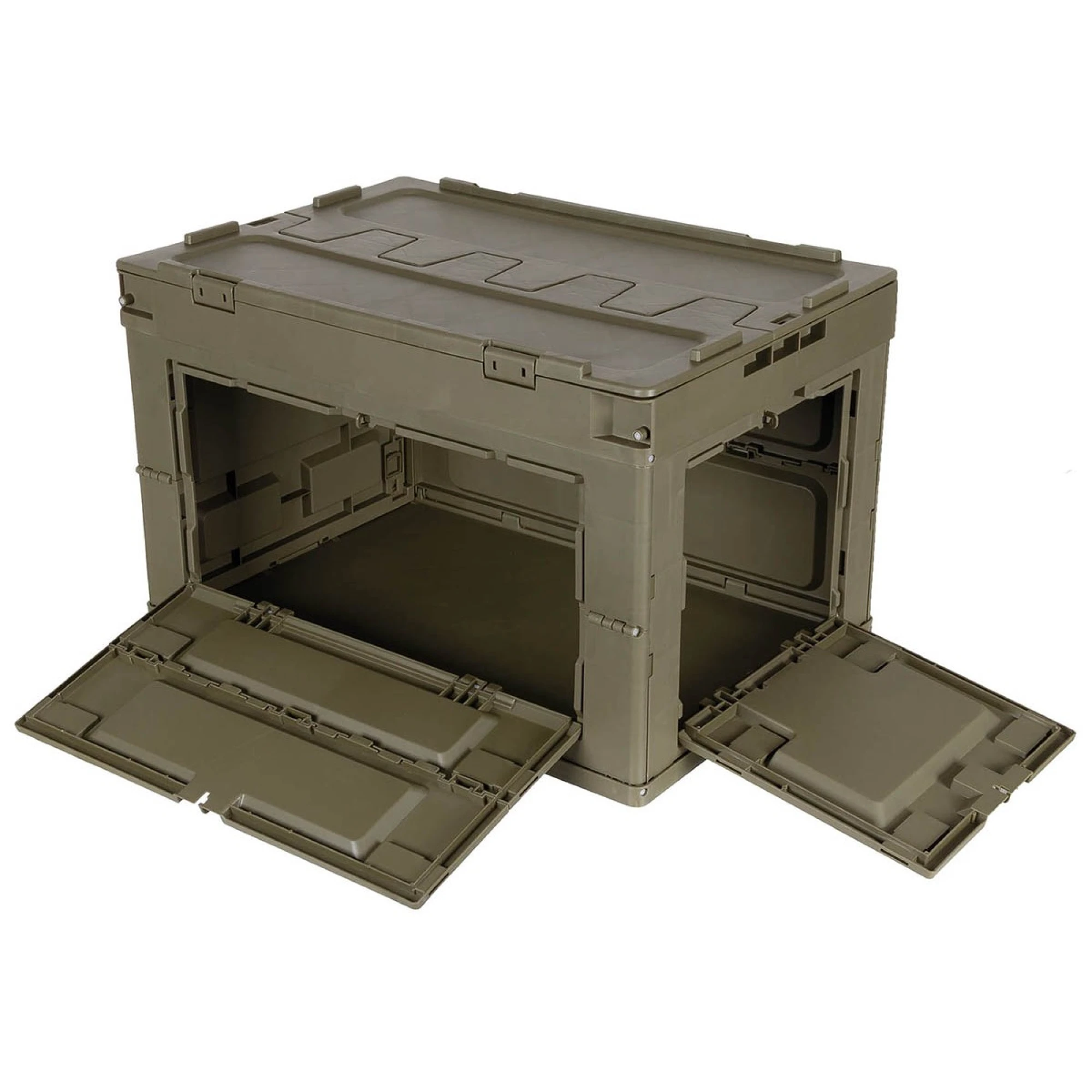 Box,  Kunststoff,  faltbar, 60 l,  oliv – Bild 3