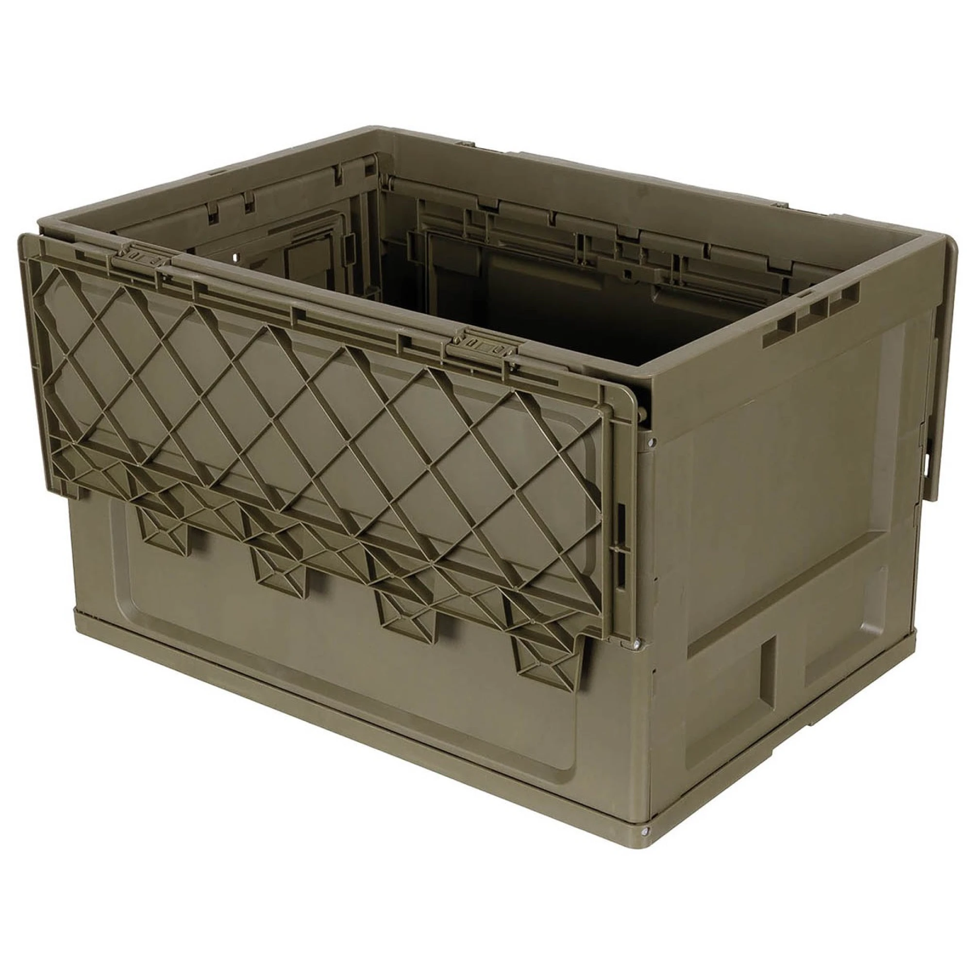 Box,  Kunststoff,  faltbar, 60 l,  oliv – Bild 4