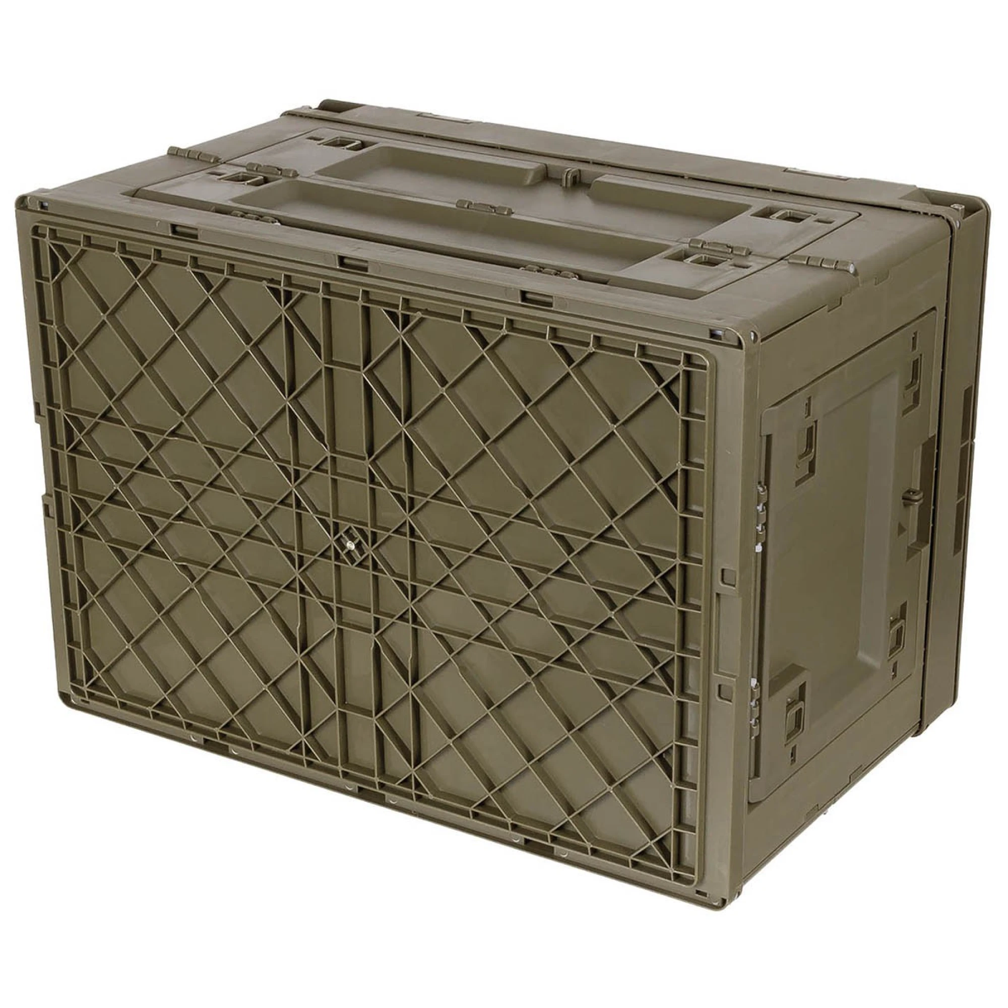 Box,  Kunststoff,  faltbar, 60 l,  oliv – Bild 5