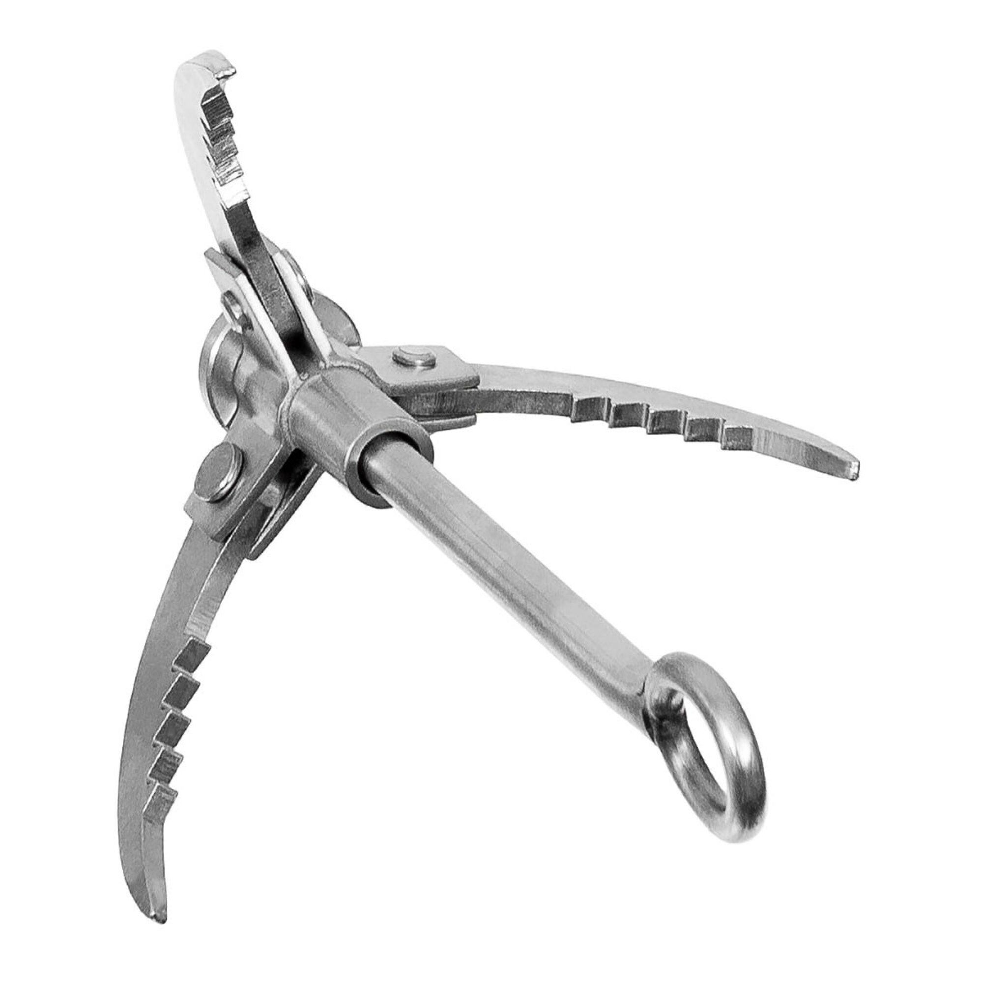 Wurfanker,  Metall,  klappbar, mit Seil – Bild 3