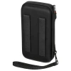 Tasche,  Hartschale,  klein, mit Klettschlaufen,  schwarz – Bild 2