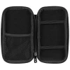 Tasche,  Hartschale,  klein, mit Klettschlaufen,  schwarz – Bild 3