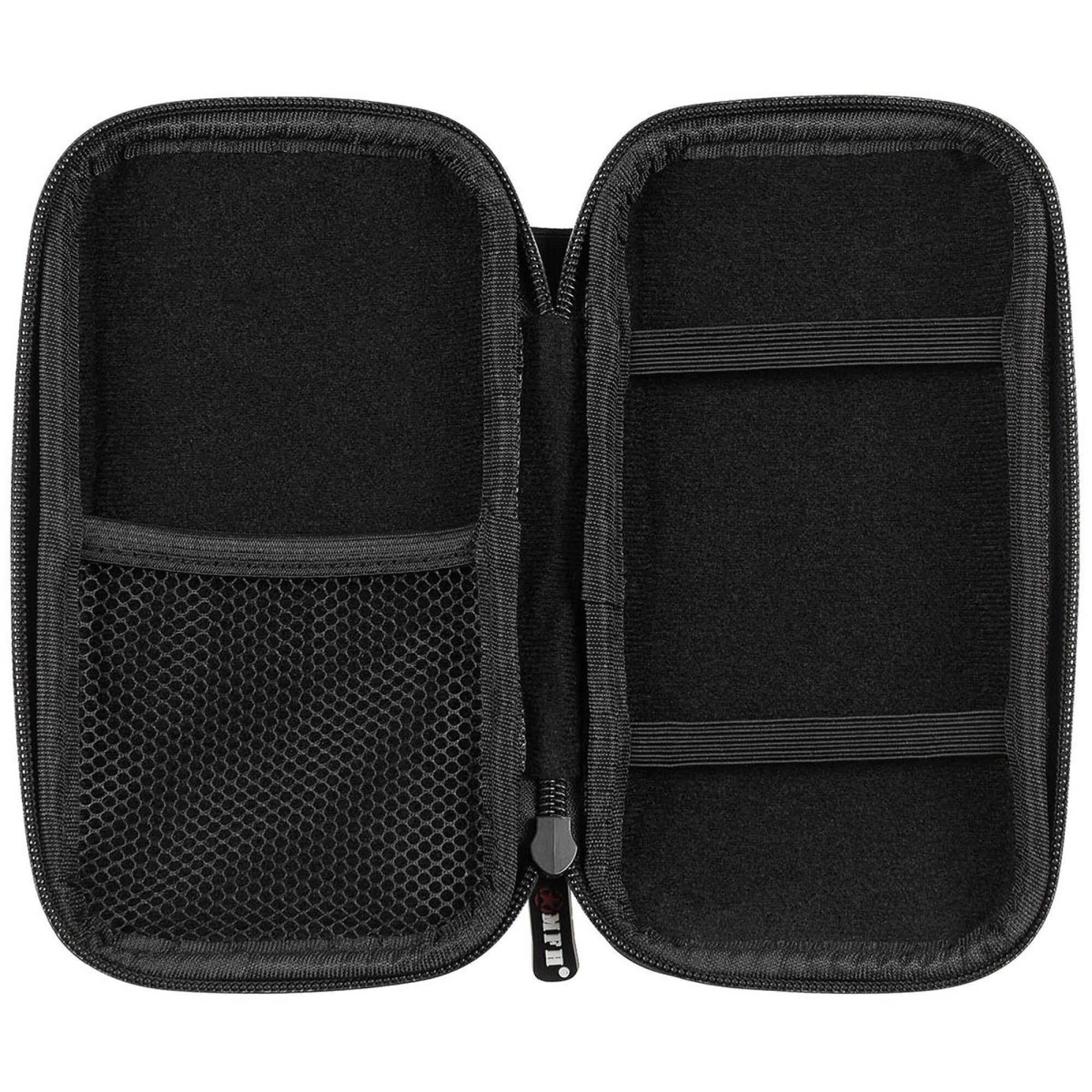 Tasche,  Hartschale,  klein, mit Klettschlaufen,  oliv – Bild 3