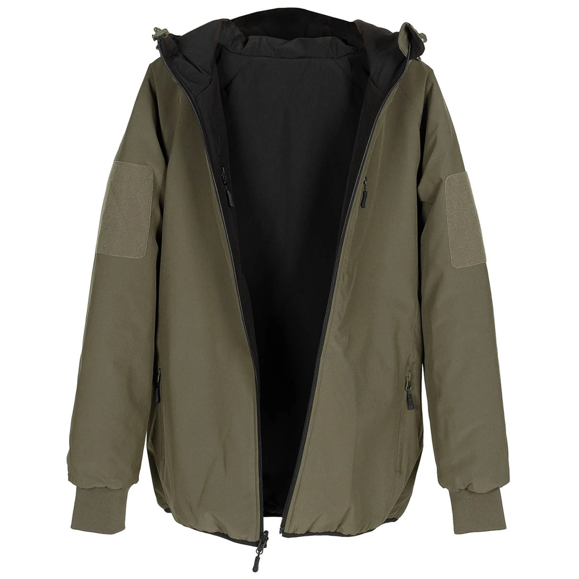 Thermojacke,  wendbar, oliv/schwarz – Bild 4