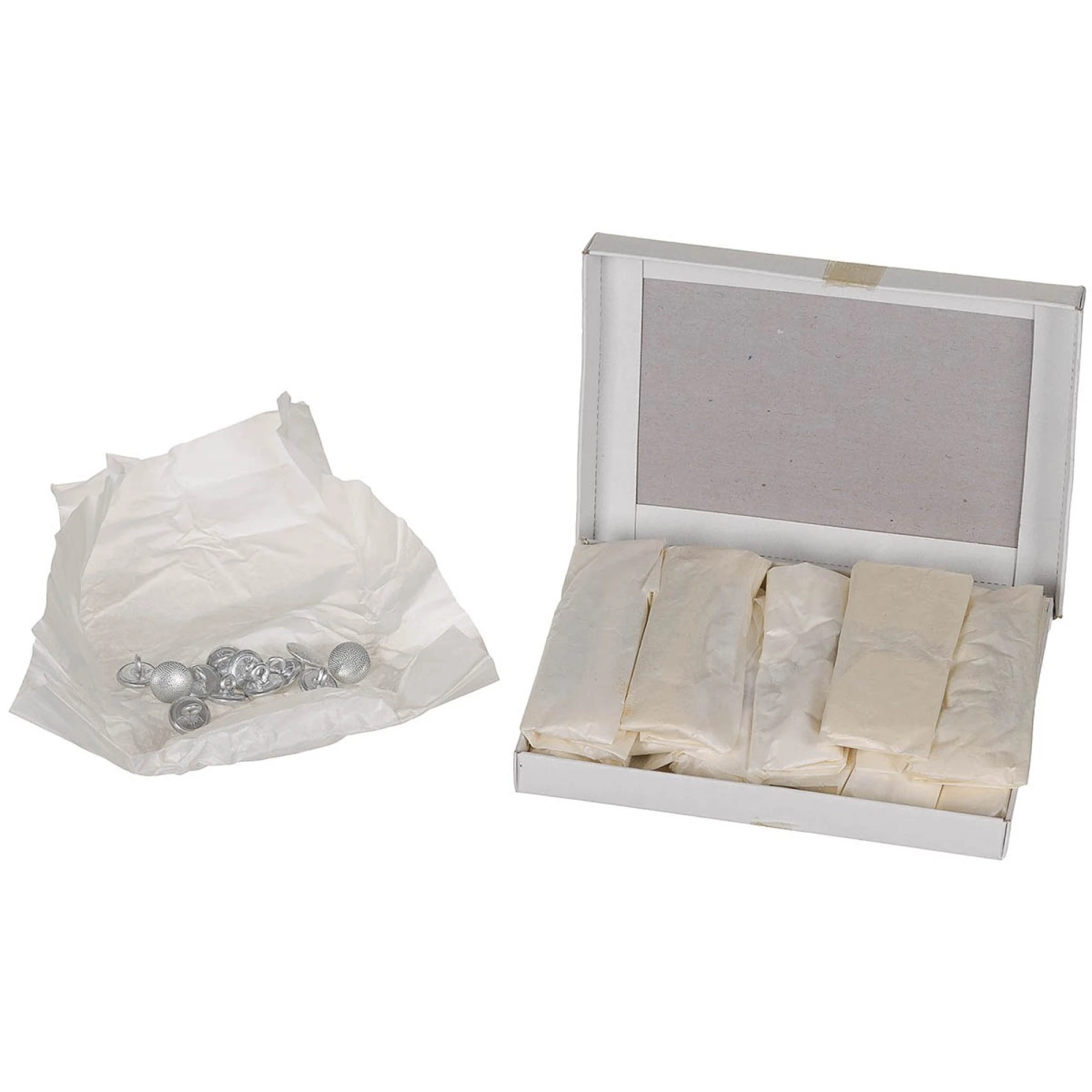 Österr. Uniformknöpfe,  silber, gekörnt,  13 mm,  144 St.,  neuw.