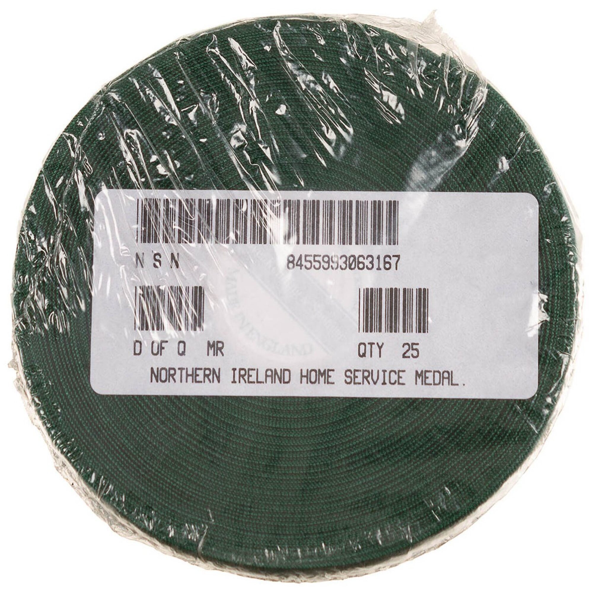NIR Medaillenband,  grün, 25 Meter,  neuw. – Bild 2