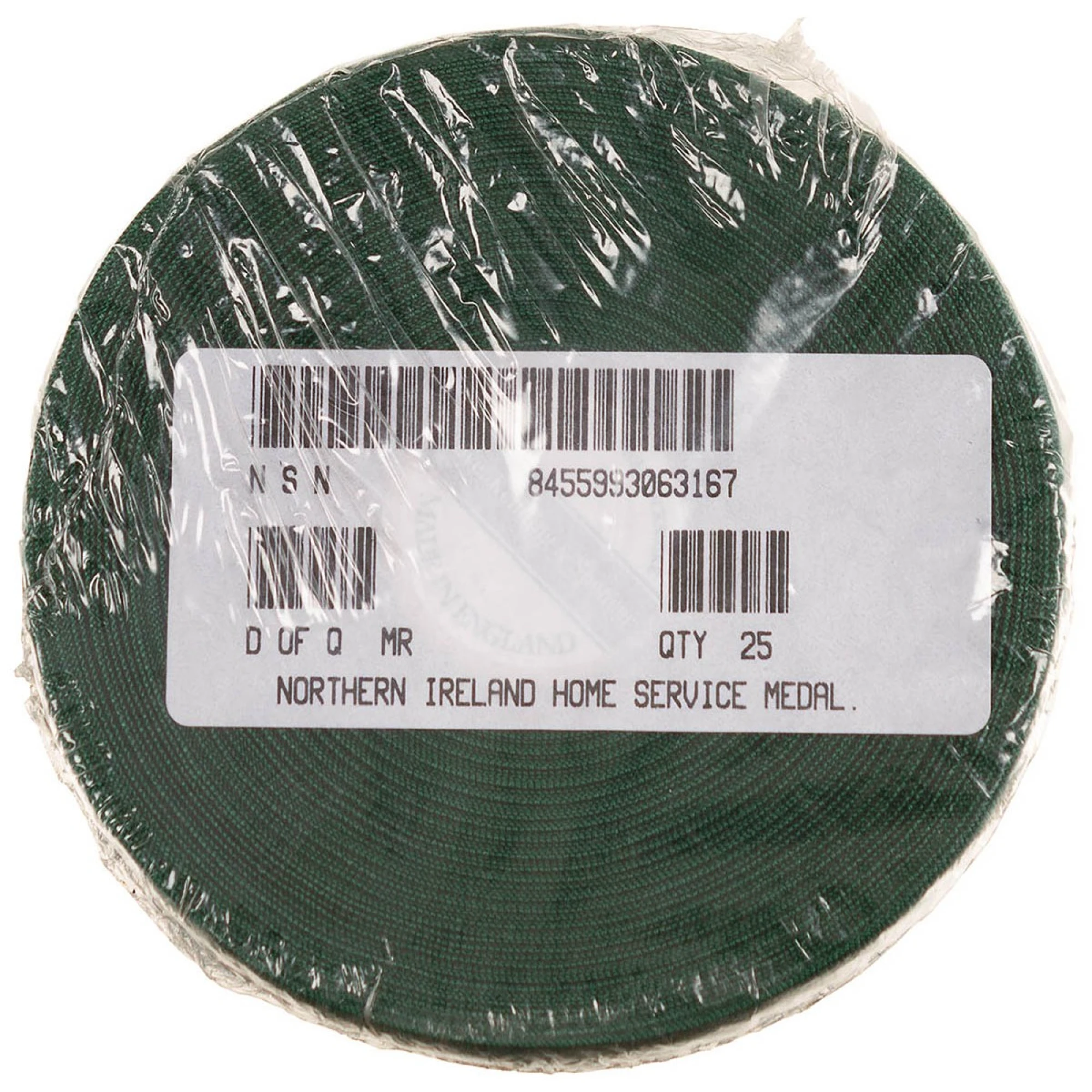 NIR Medaillenband,  grün, 25 Meter,  neuw. – Bild 2