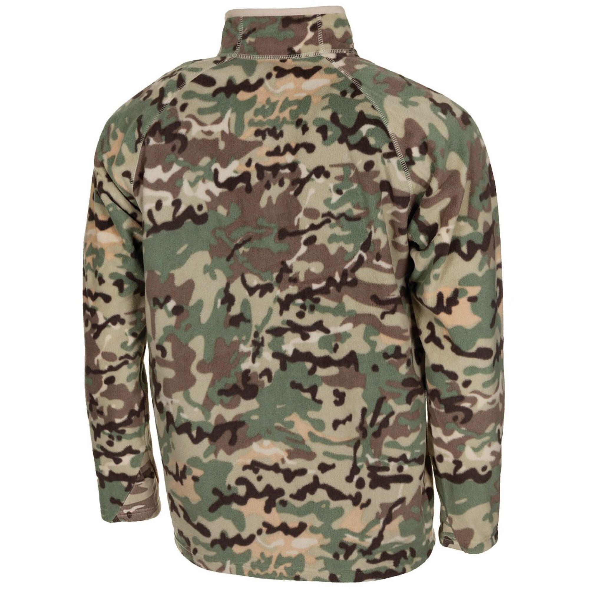 Shirt,  "Troyer",  Microfleece, langarm,  op.-camo,  200 g/m² – Bild 2