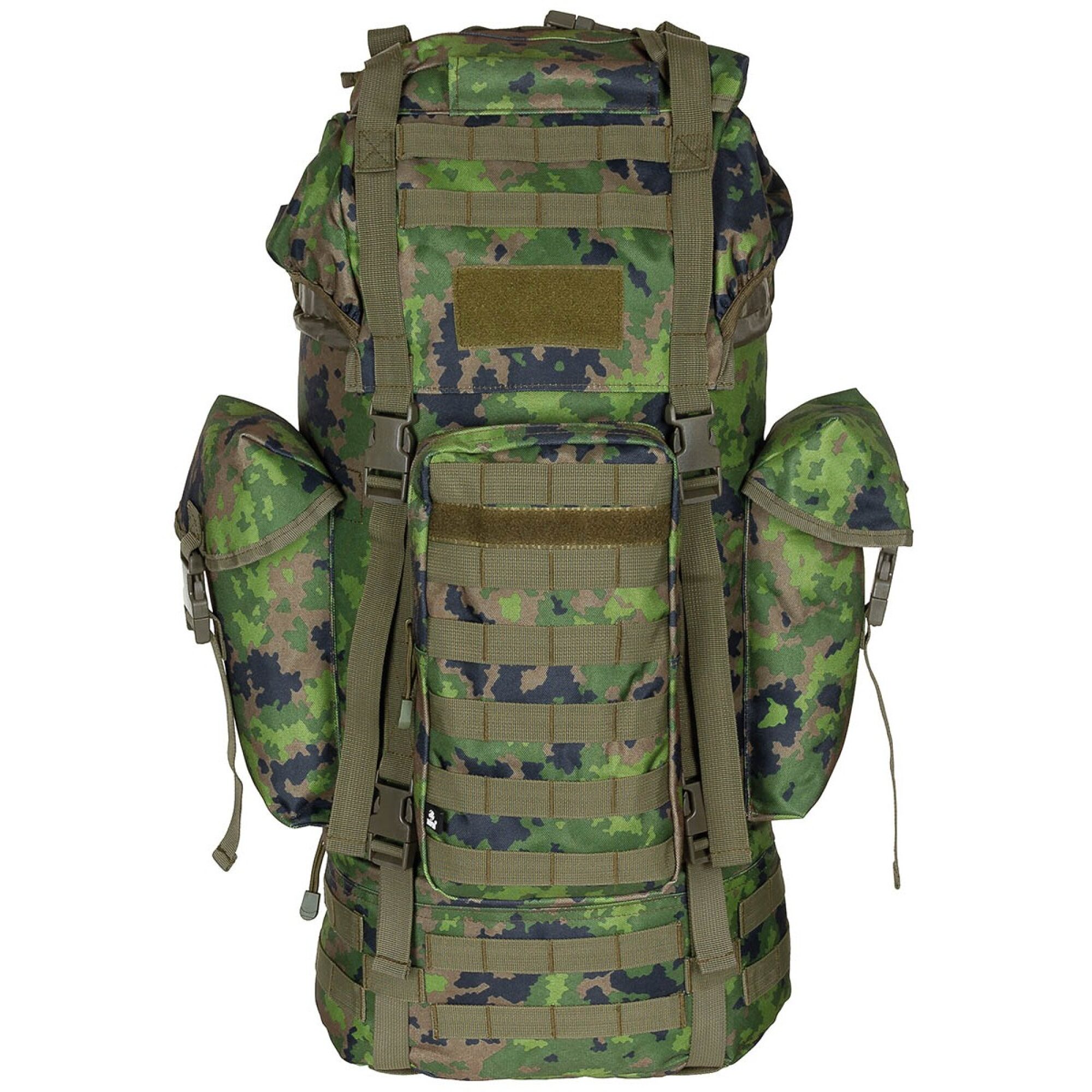 BW Kampfrucksack,  "MOLLE", 65 l,  Alu-Ausst.,  M05 tarn