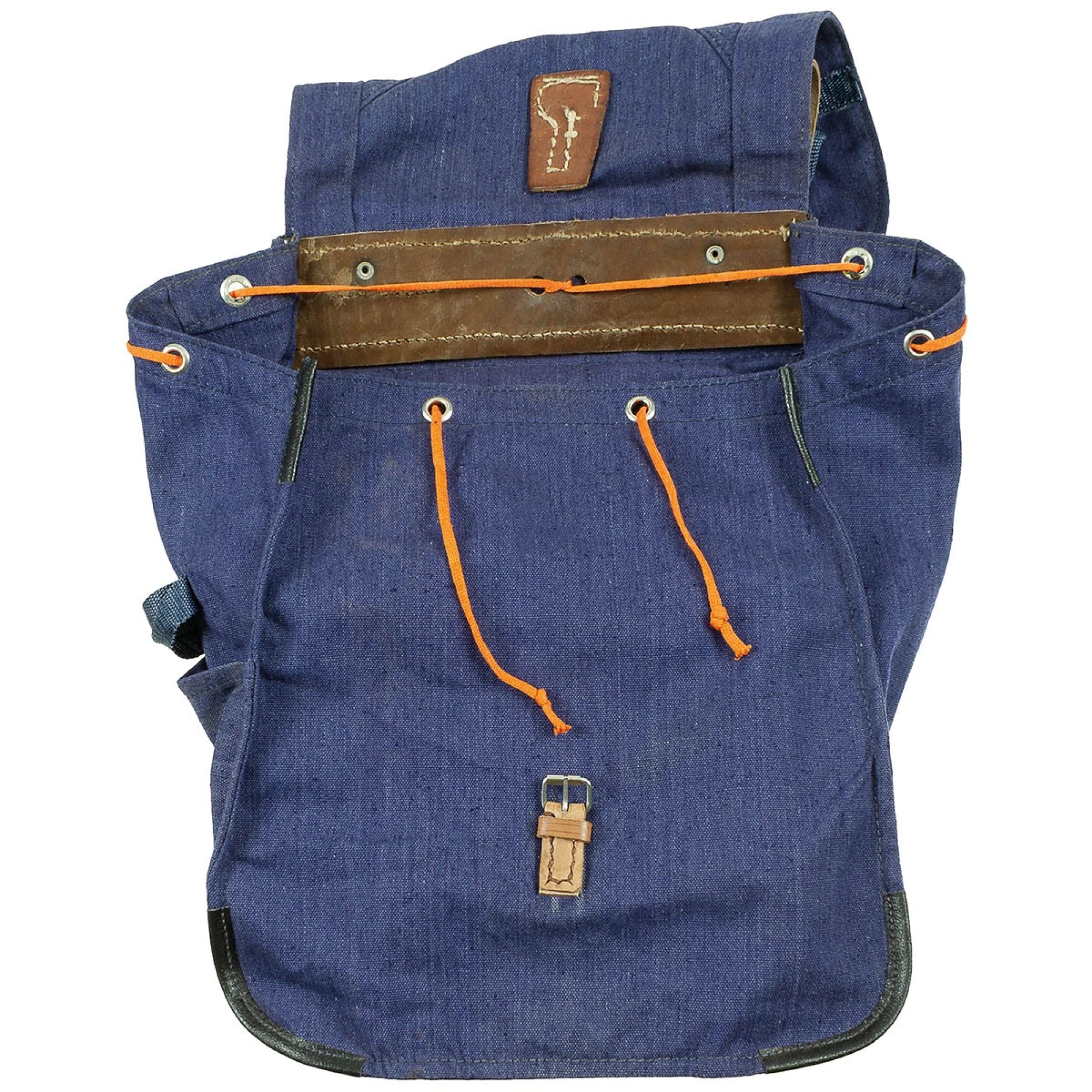 Rumän. Rucksack,  blau, neuw.,  mit Lagerspuren – Bild 3