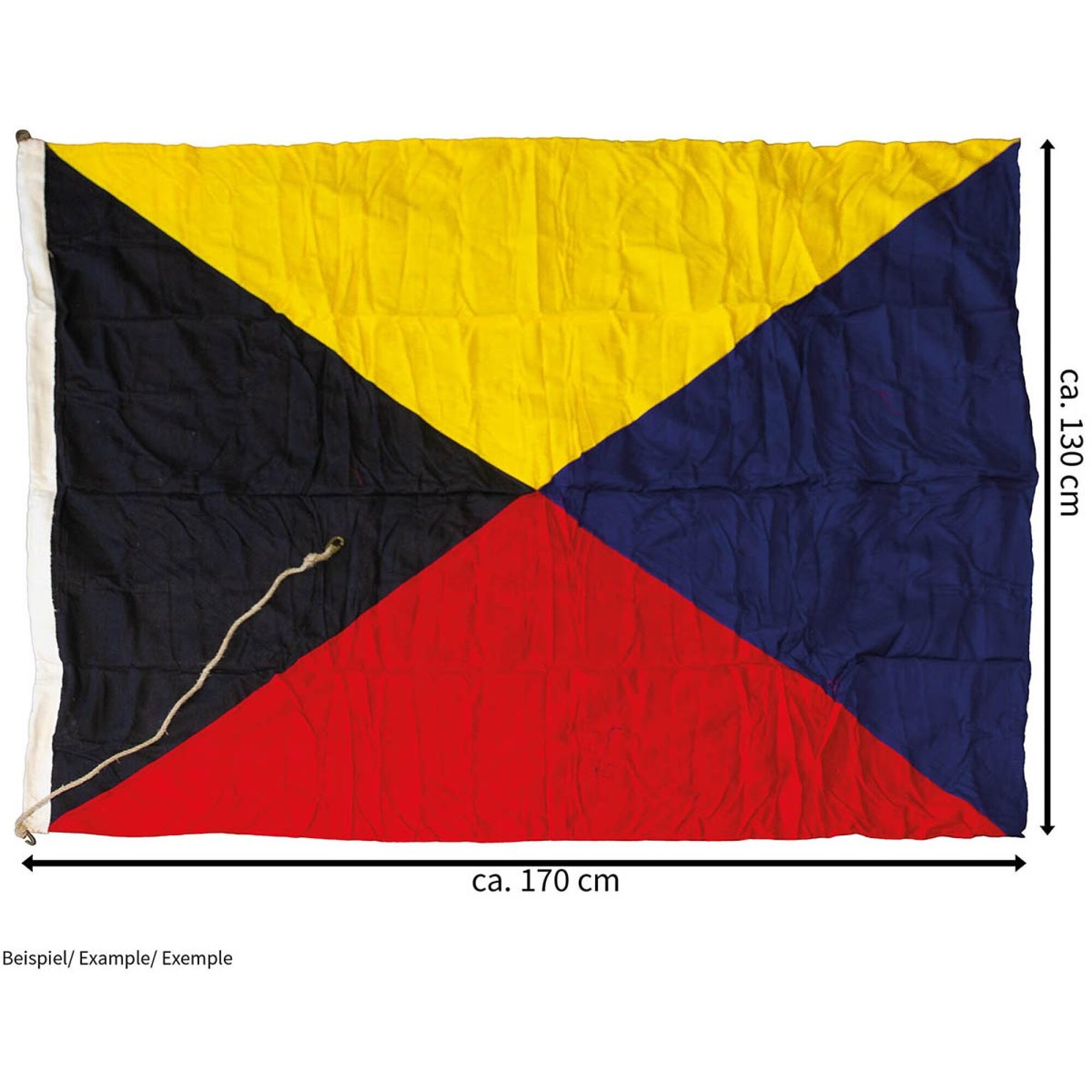 Schwed. Signalflaggensatz, "Marine",  neuw.,  Lagerspuren – Bild 4