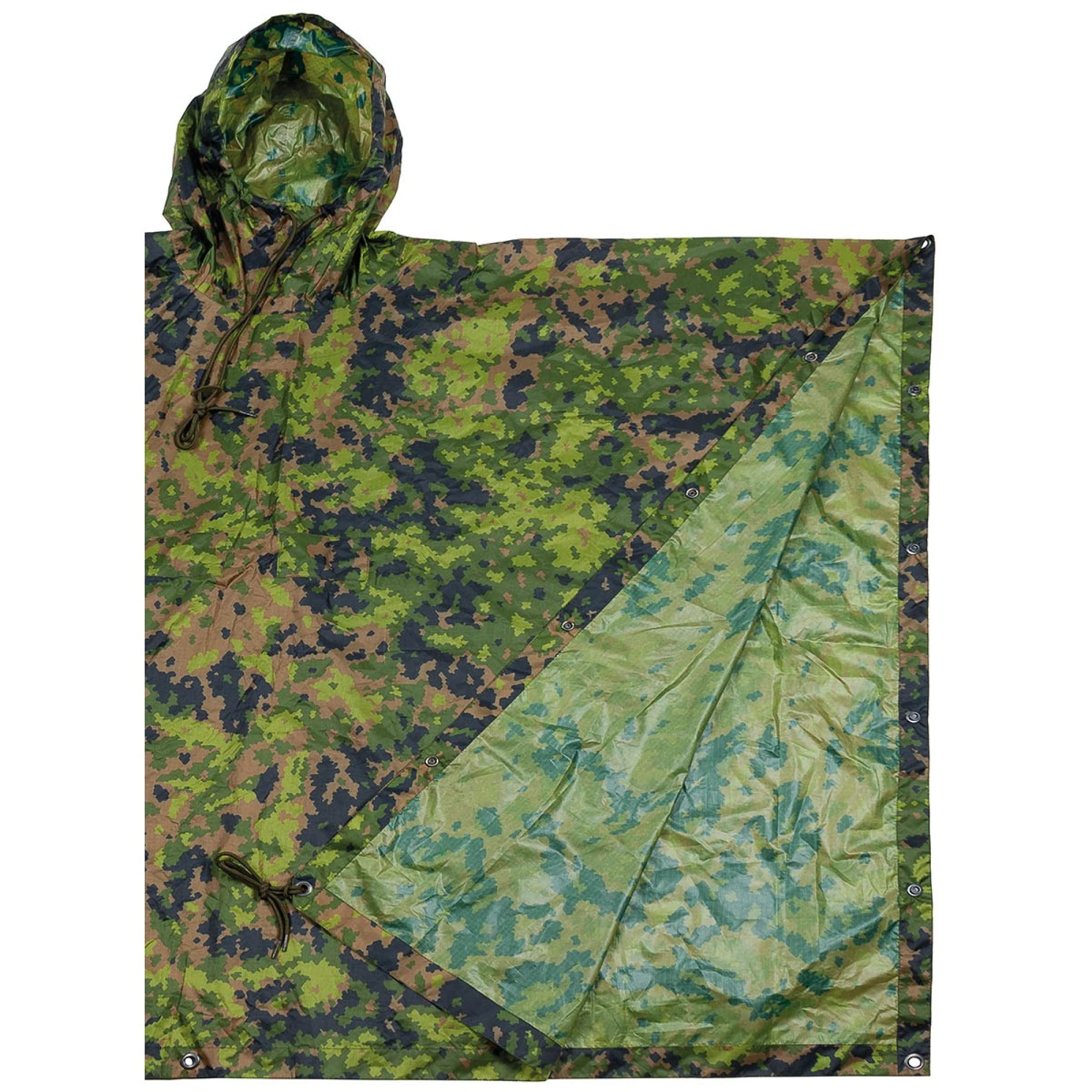 Poncho,  Rip Stop, M05 tarn,  ca. 144 x 223 cm – Bild 2