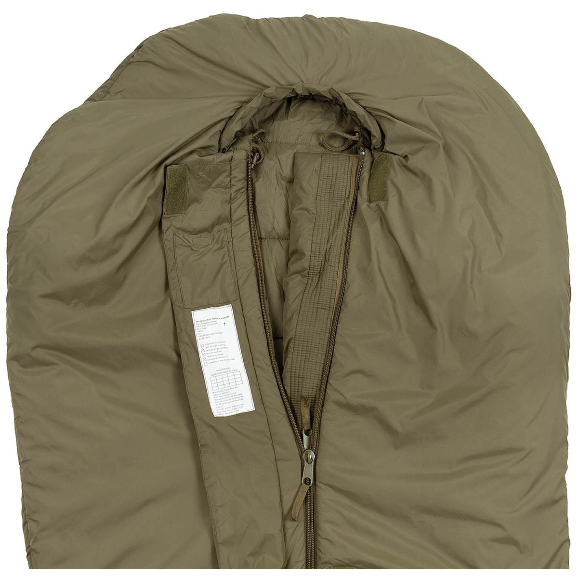 Brit. Mumienschlafsack,  oliv, "Medium Weight",  neuw. – Bild 2