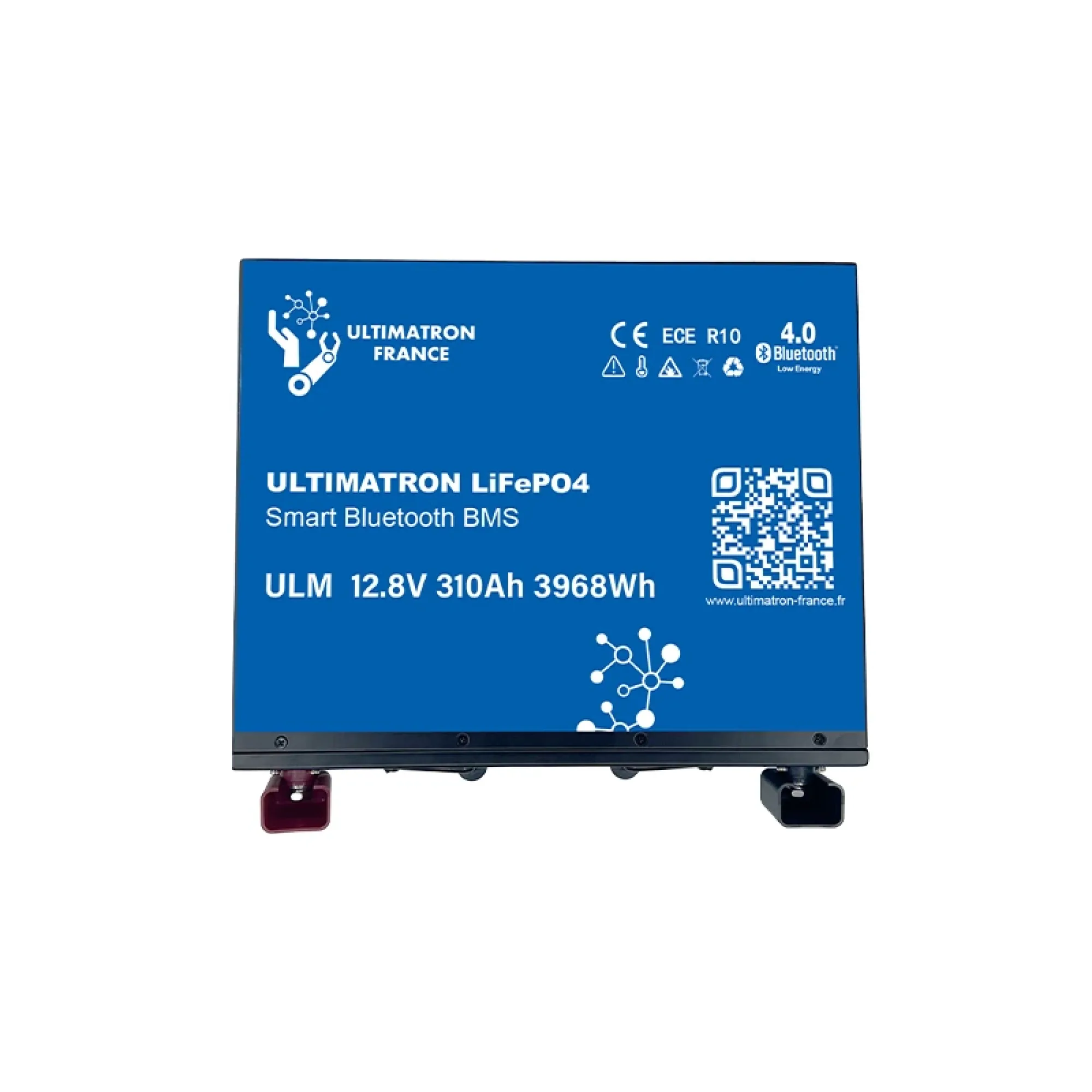 Ultimatron LiFePO4 Untersitz-12.8V-Heizung 310Ah Lithium Batterie Smart BMS mit Bluetooth Wohnmobil Untersitzbatterie mit Heizung