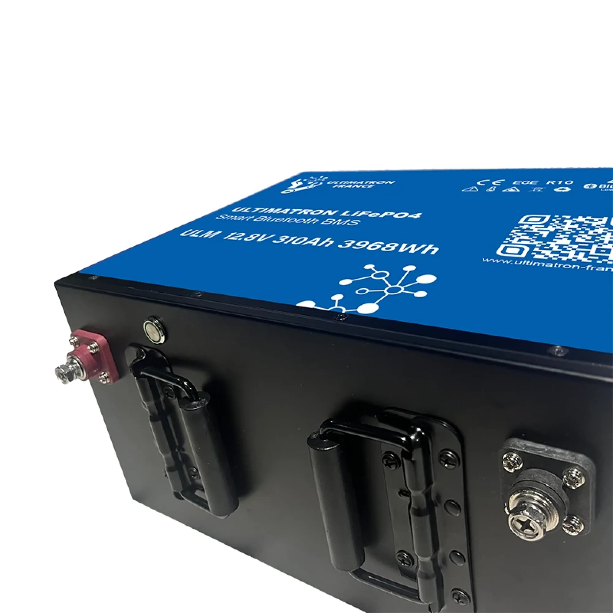 Ultimatron LiFePO4 Untersitz-12.8V-Heizung 310Ah Lithium Batterie Smart BMS mit Bluetooth Wohnmobil Untersitzbatterie mit Heizung – Bild 8