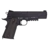 Colt 1911 Railgun Schwarz 6mm - Airsoft Co2 BlowBack – Bild 3