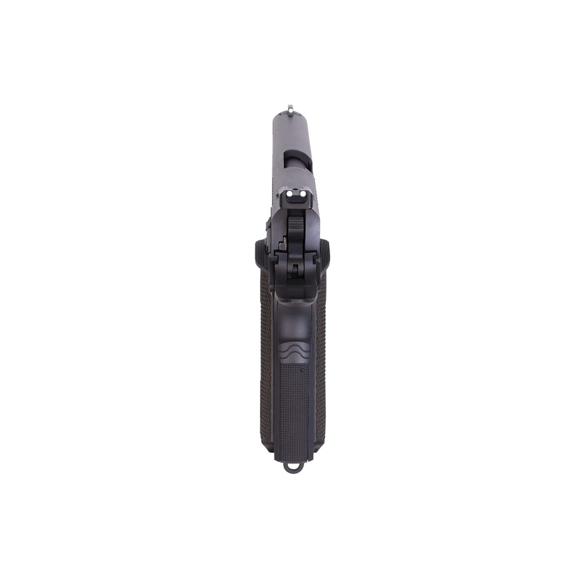 Colt 1911 Railgun Schwarz 6mm - Airsoft Co2 BlowBack – Bild 4