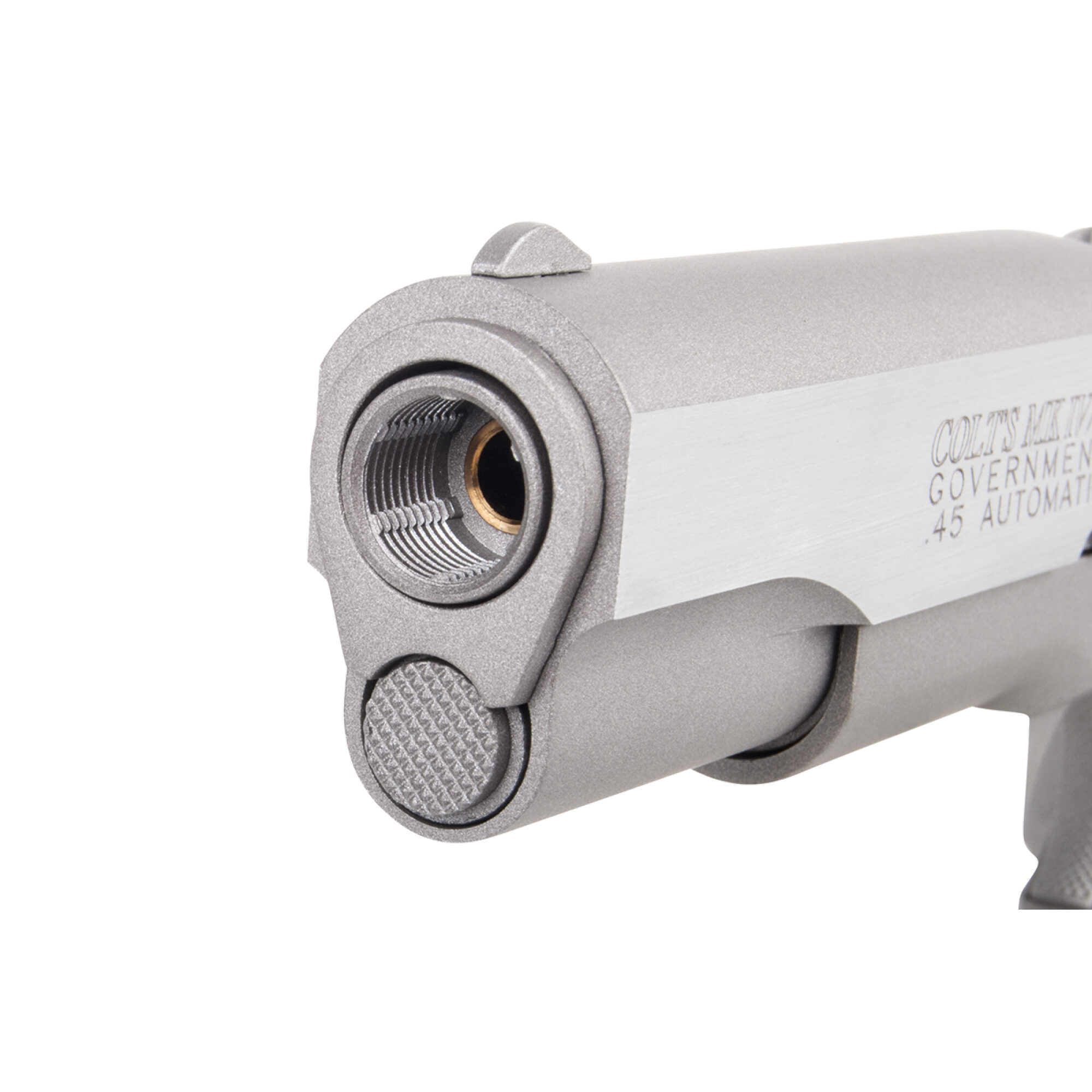 Colt MK IV Series 70 Silber 6mm - Airsoft Co2 BlowBack – Bild 3