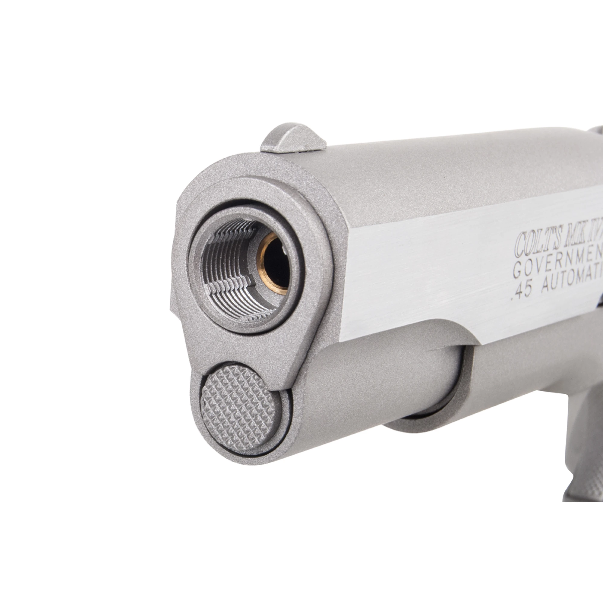 Colt MK IV Series 70 Silber 6mm - Airsoft Co2 BlowBack – Bild 3