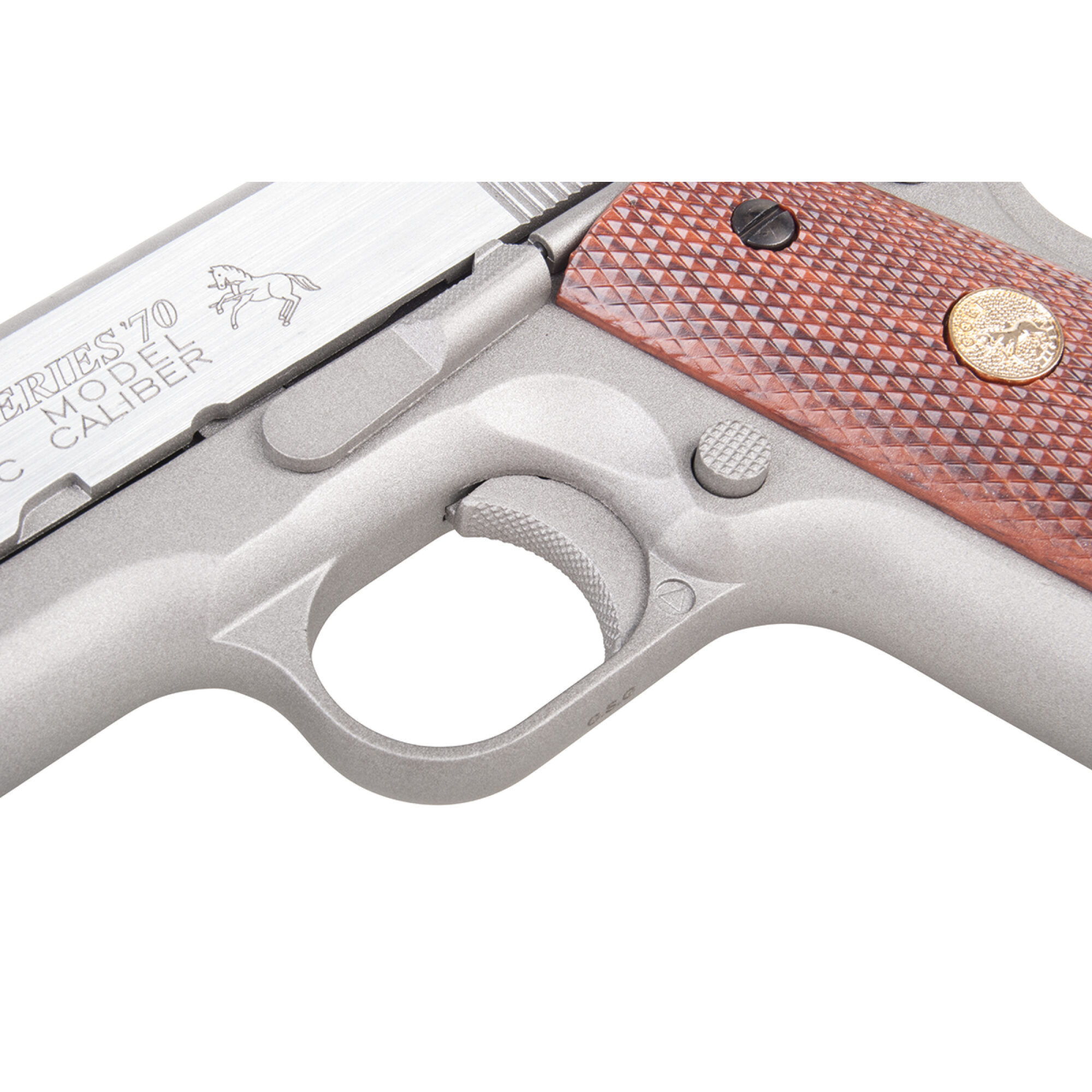 Colt MK IV Series 70 Silber 6mm - Airsoft Co2 BlowBack – Bild 4