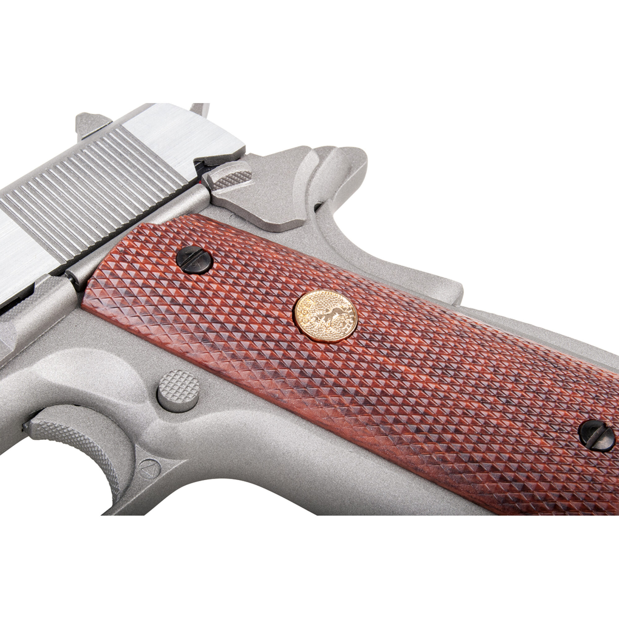 Colt MK IV Series 70 Silber 6mm - Airsoft Co2 BlowBack – Bild 5