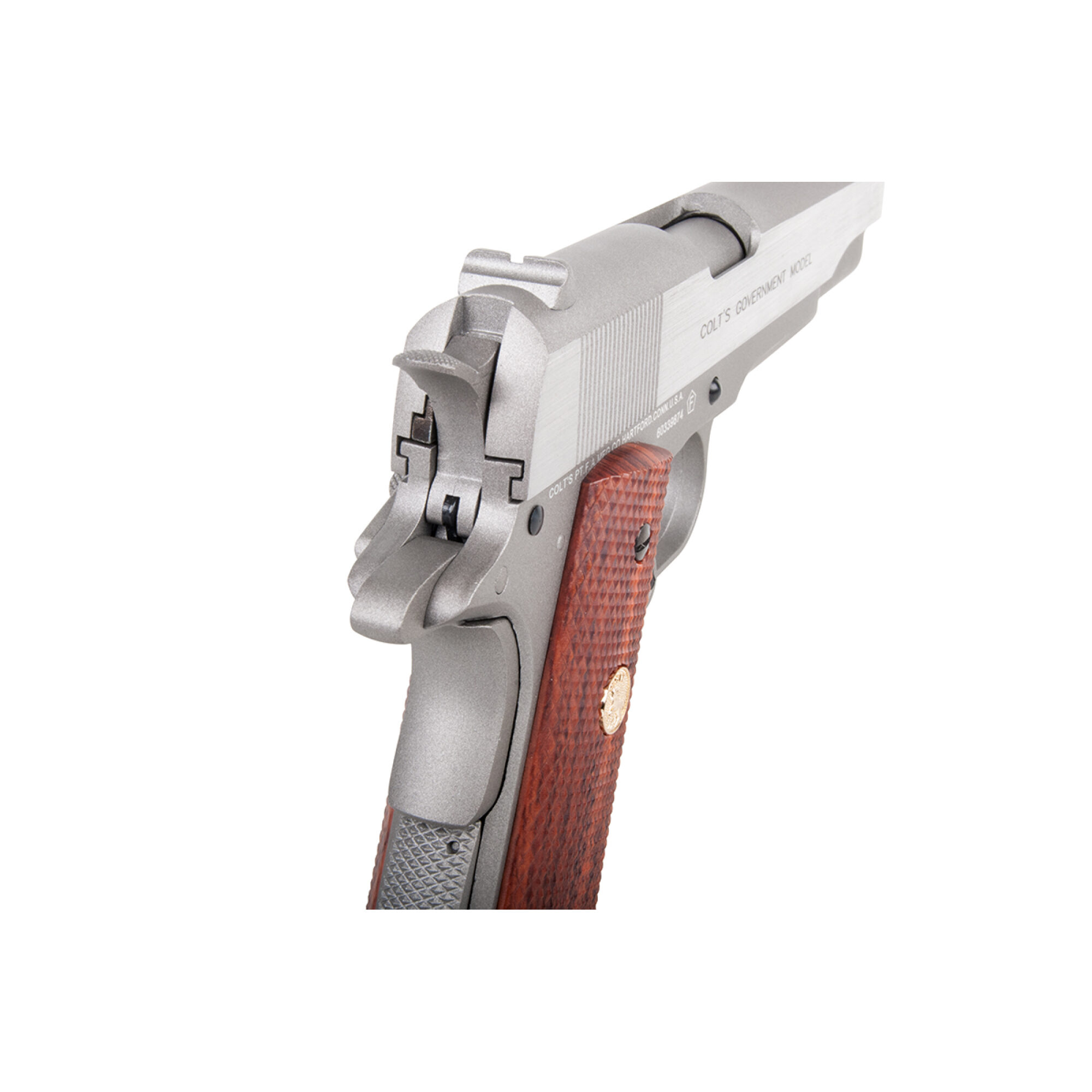 Colt MK IV Series 70 Silber 6mm - Airsoft Co2 BlowBack – Bild 6