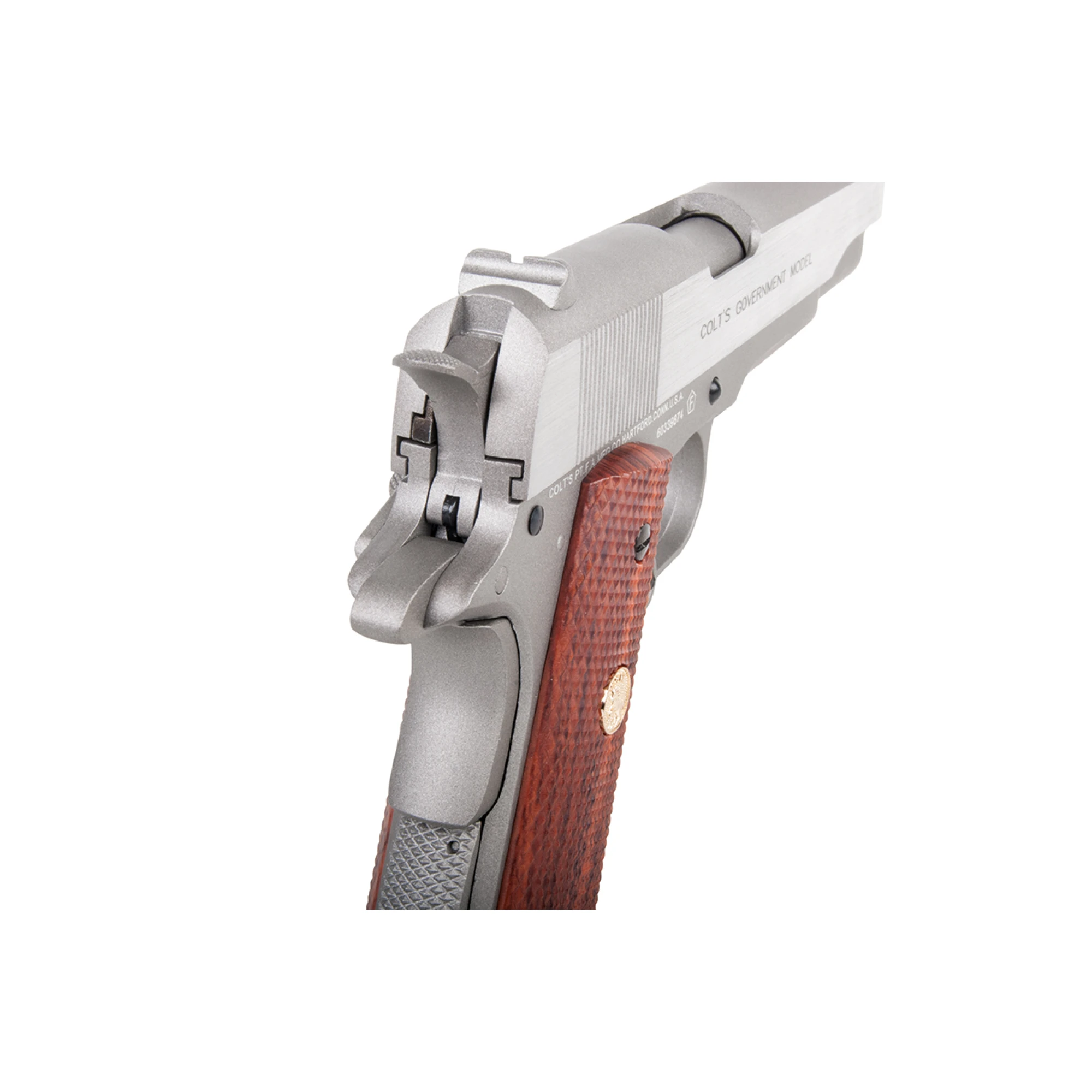 Colt MK IV Series 70 Silber 6mm - Airsoft Co2 BlowBack – Bild 6