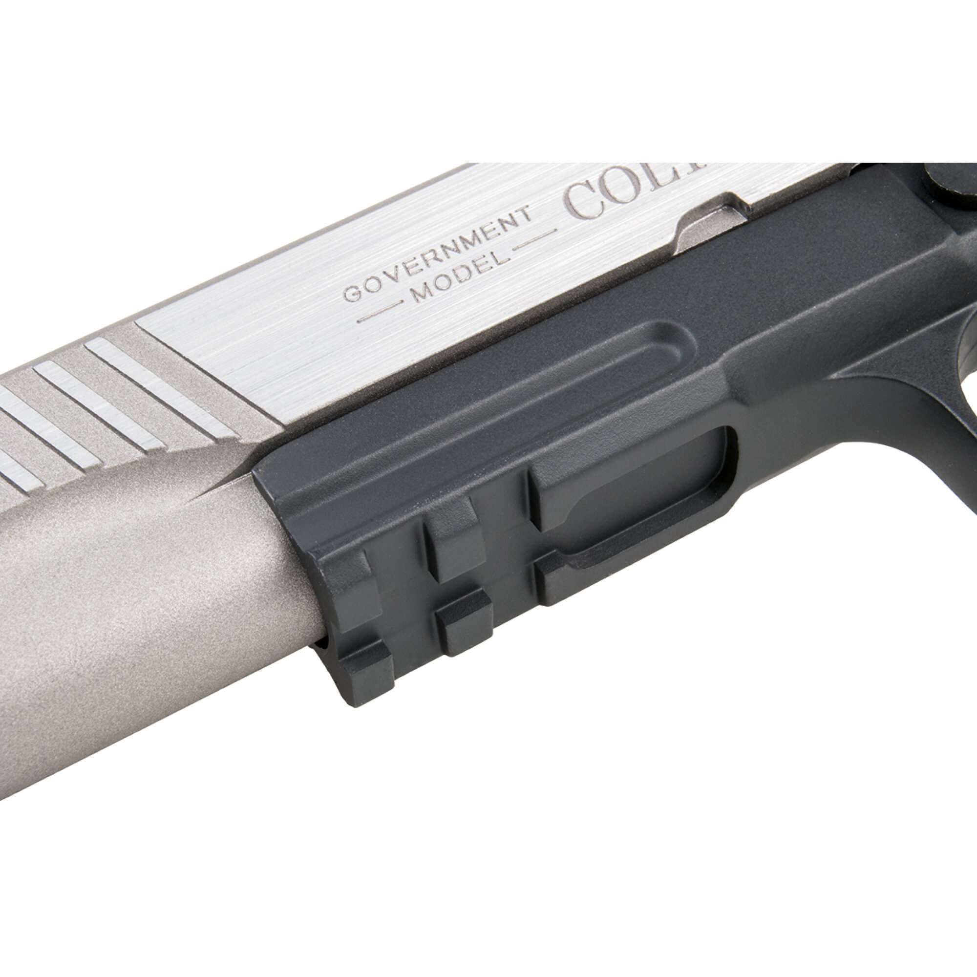 Colt 1911 Railgun Bicolor 6mm - Airsoft Co2 BlowBack – Bild 6