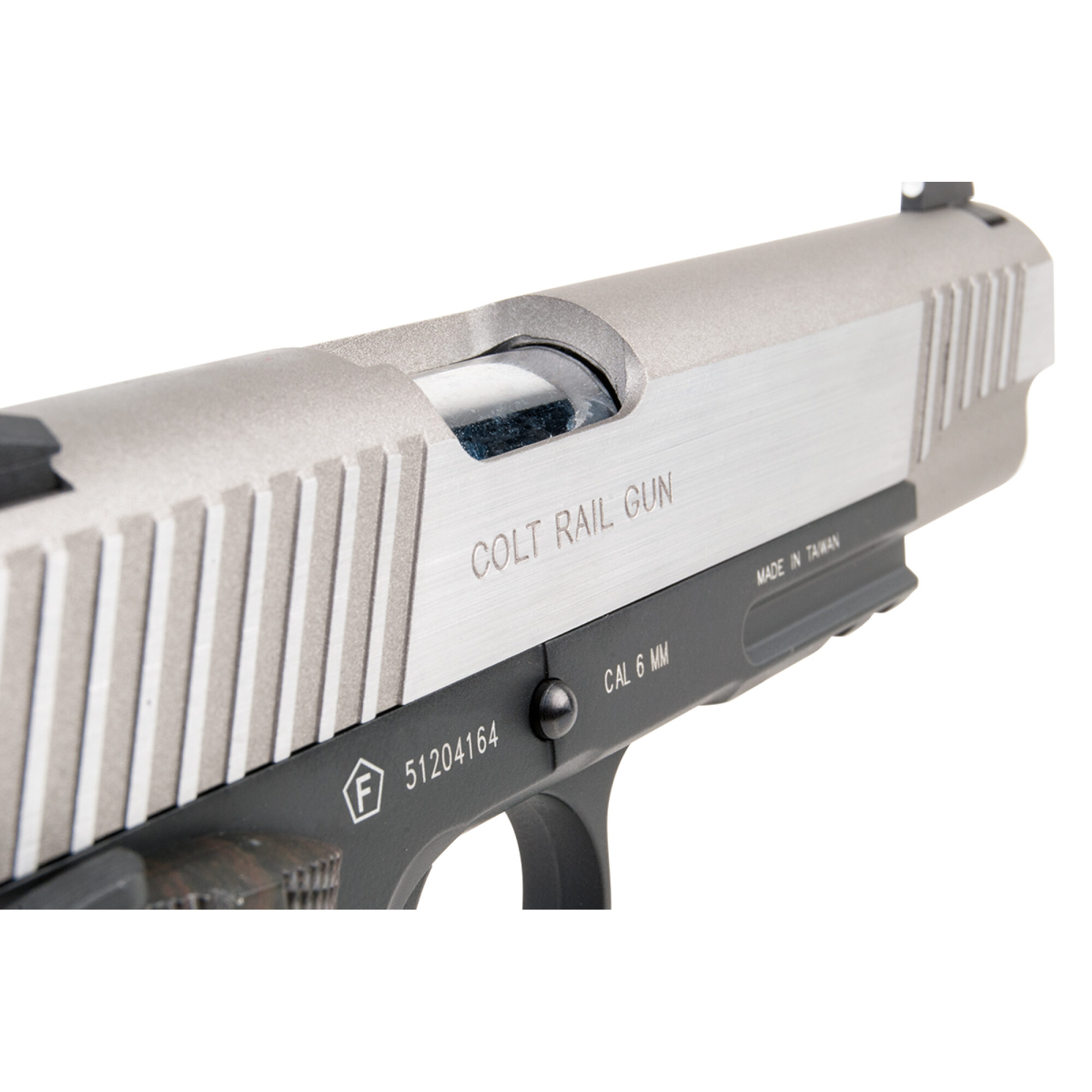Colt 1911 Railgun Bicolor 6mm - Airsoft Co2 BlowBack – Bild 8