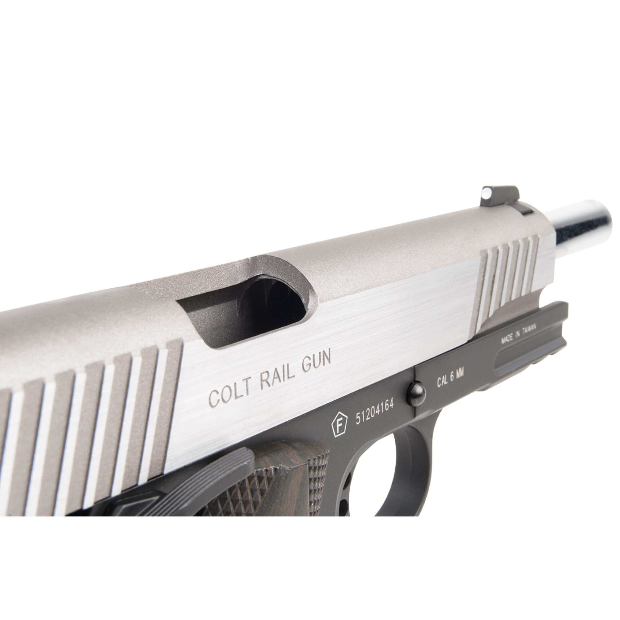Colt 1911 Railgun Bicolor 6mm - Airsoft Co2 BlowBack – Bild 9