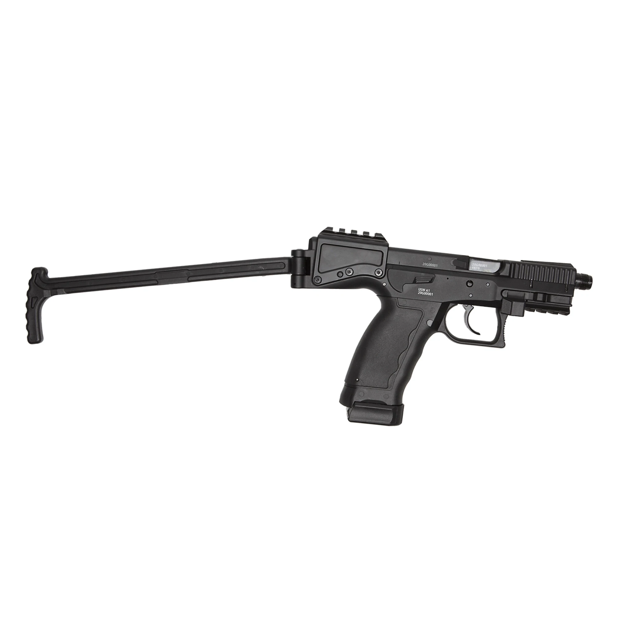 B&T USW A1 schwarz 6mm - Airsoft Co2 BlowBack – Bild 4