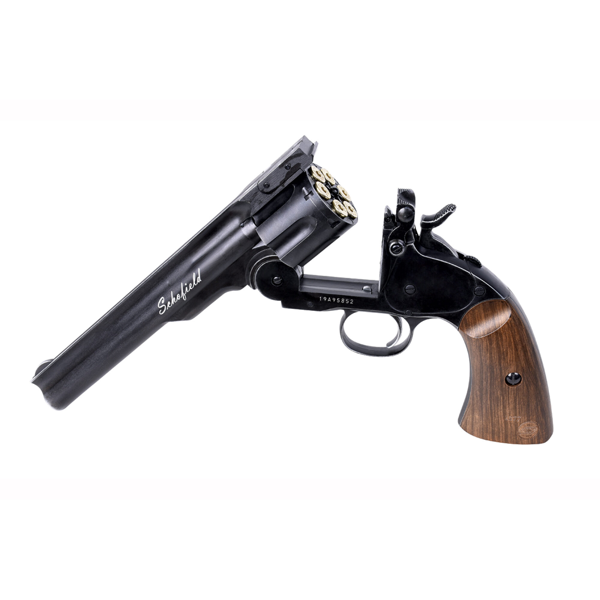 Schofield 6" Schwarz 6mm - Airsoft Co2 Non BlowBack – Bild 6