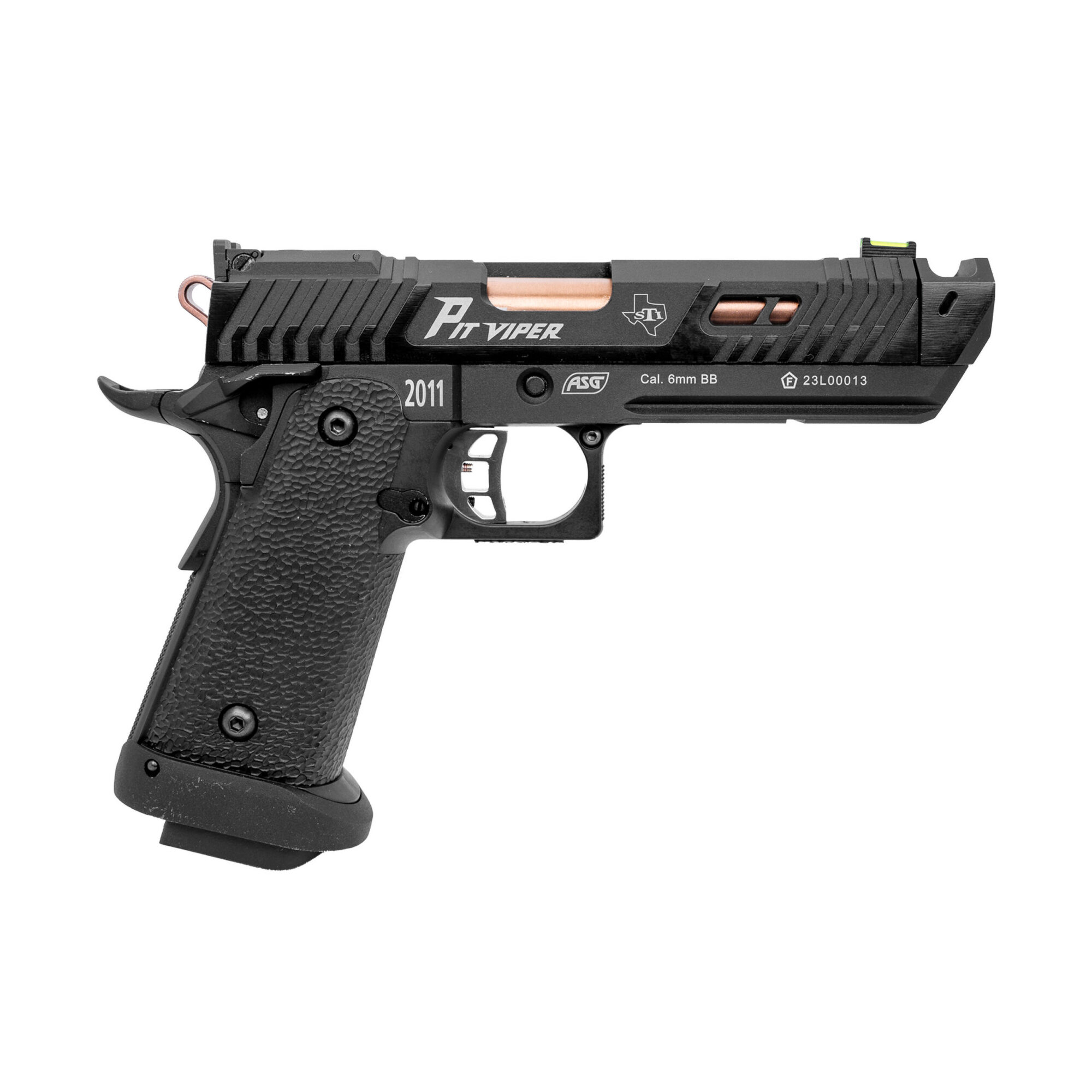 STI Pit Viper Schwarz 6mm - Airsoft Co2 BlowBack – Bild 2