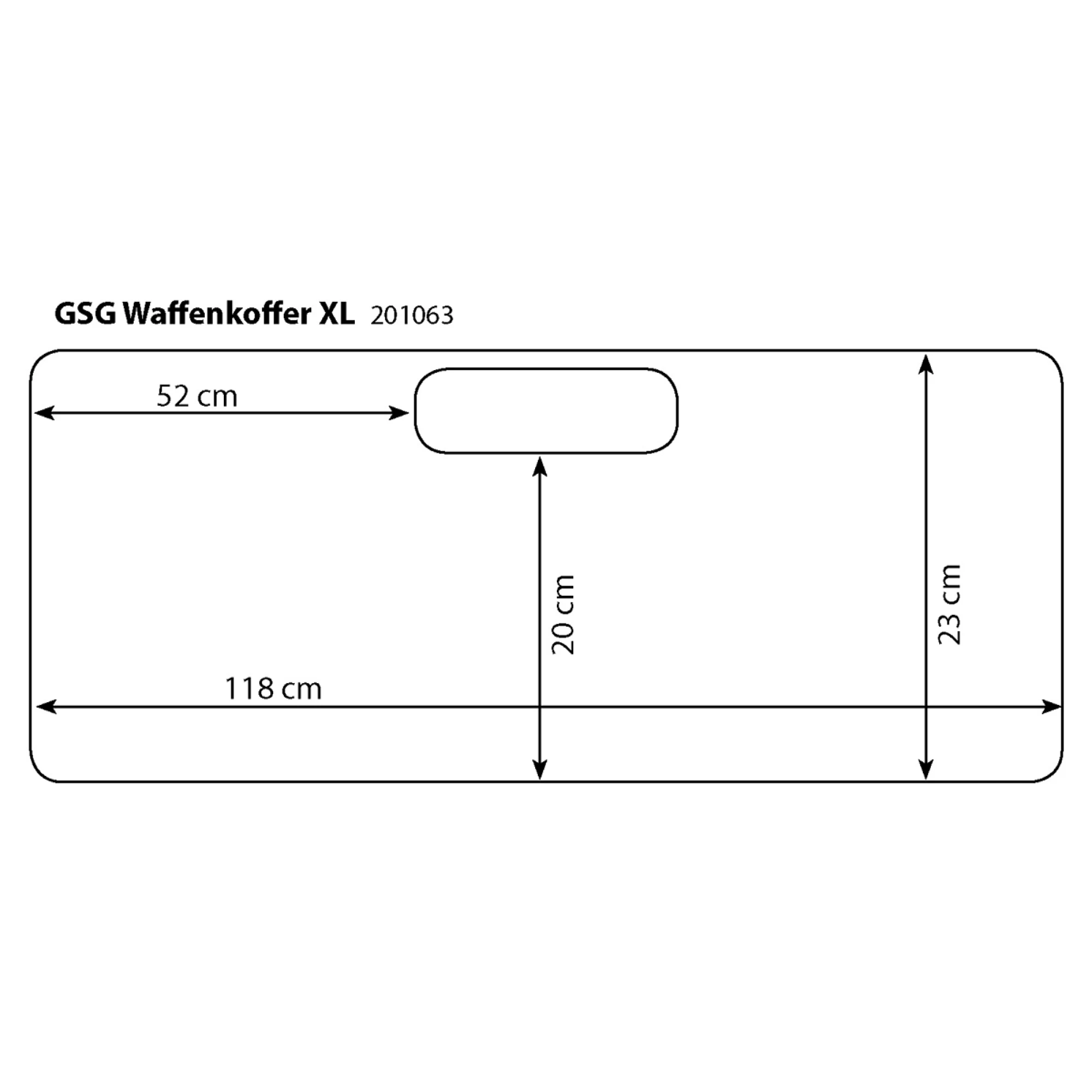 GSG Koffer X-Large Schwarz – Bild 2