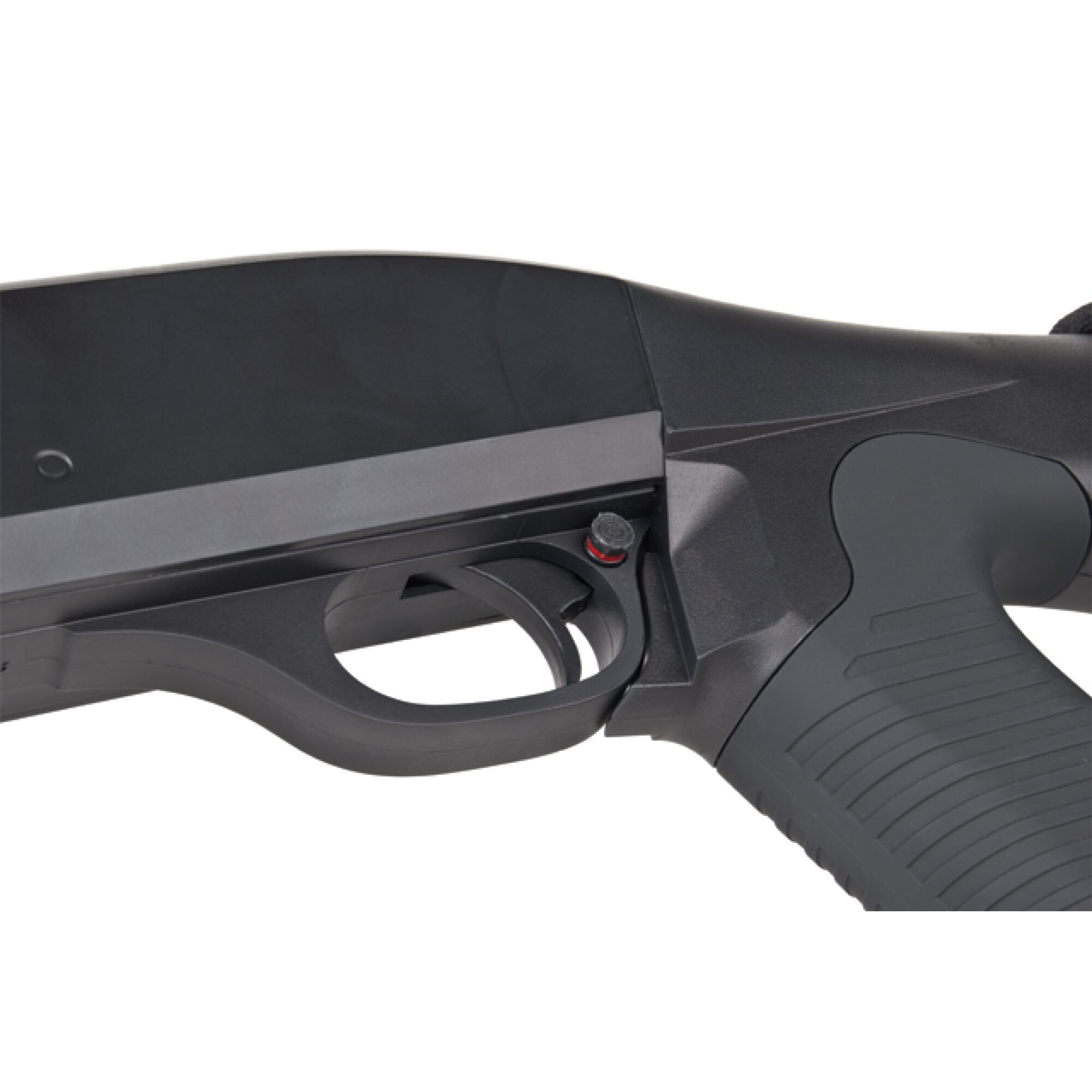 Pumpgun SAS 12 Lang Schwarz 6mm Franchi - Airsoft Federdruck – Bild 4