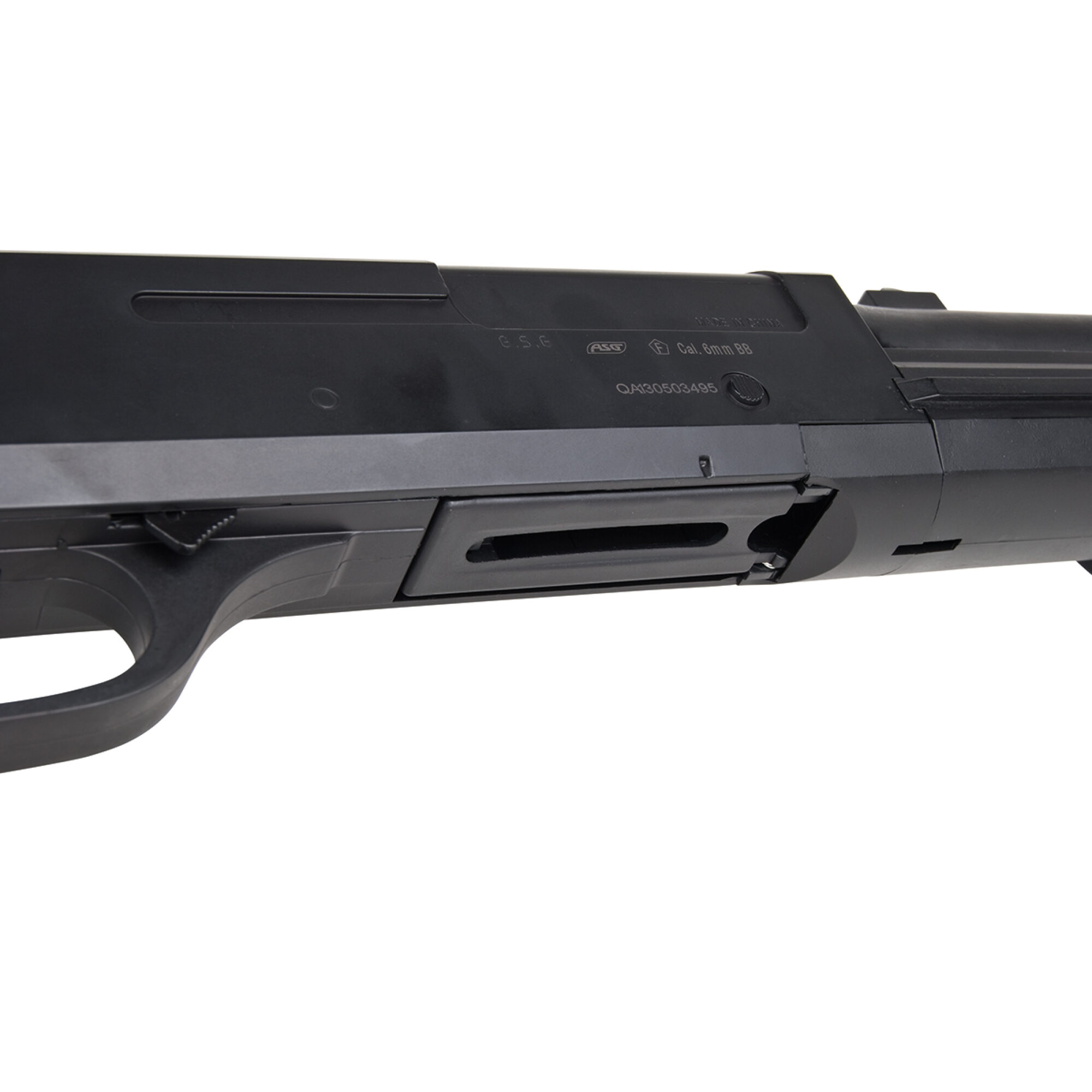 Pumpgun SAS 12 Lang Schwarz 6mm Franchi - Airsoft Federdruck – Bild 5