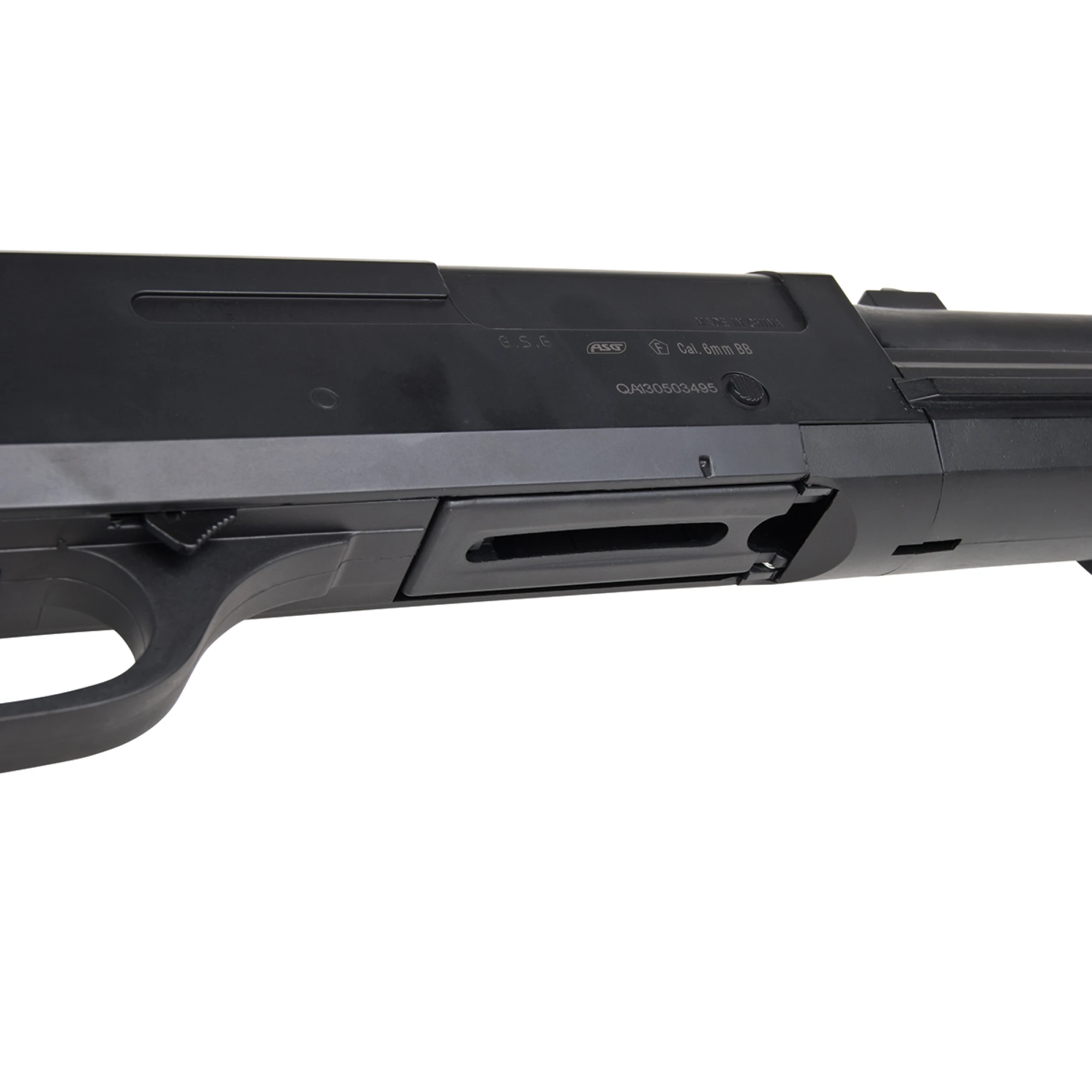 Pumpgun SAS 12 Lang Schwarz 6mm Franchi - Airsoft Federdruck – Bild 5