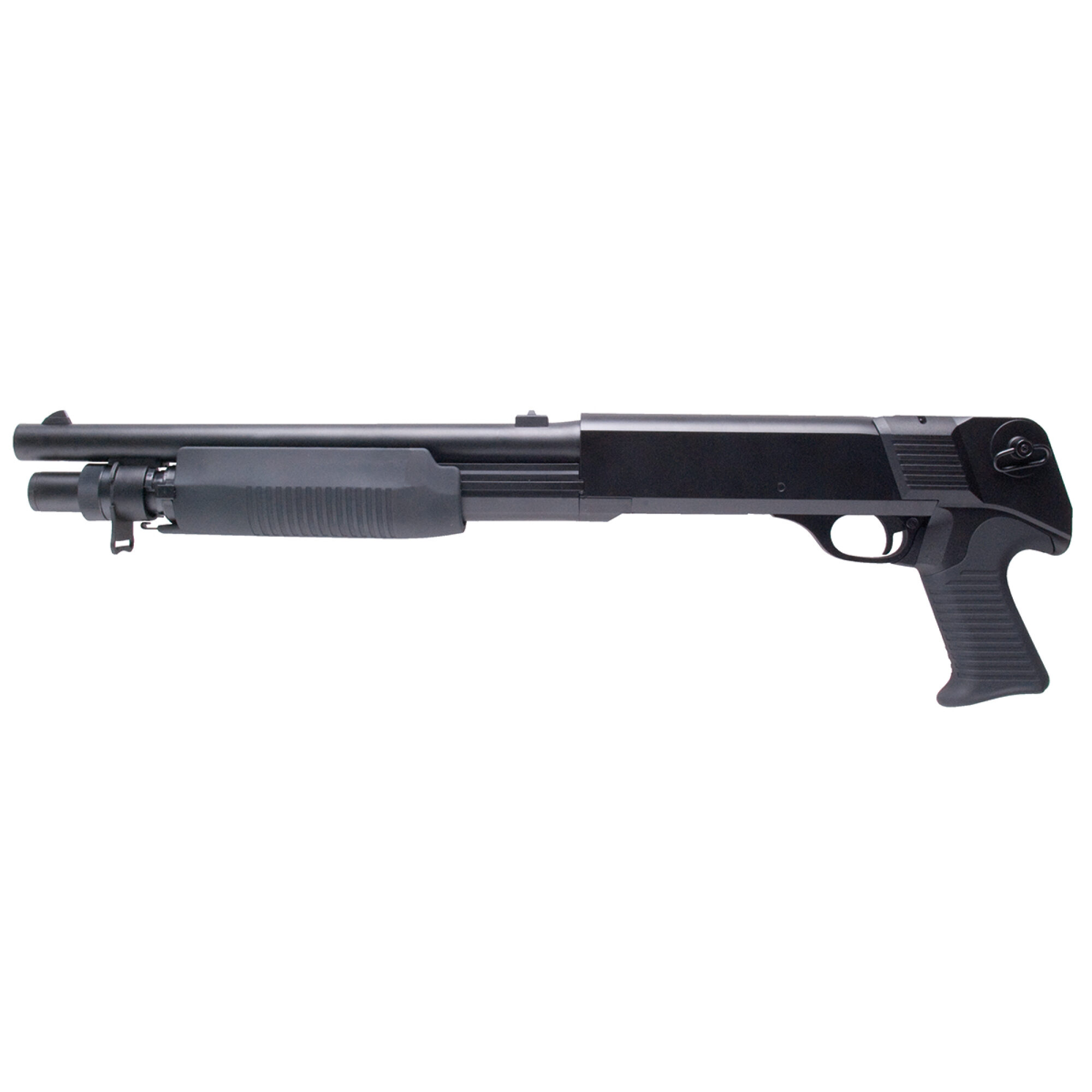 Pumpgun SAS 12 Schwarz 6mm Franchi - Airsoft Federdruck