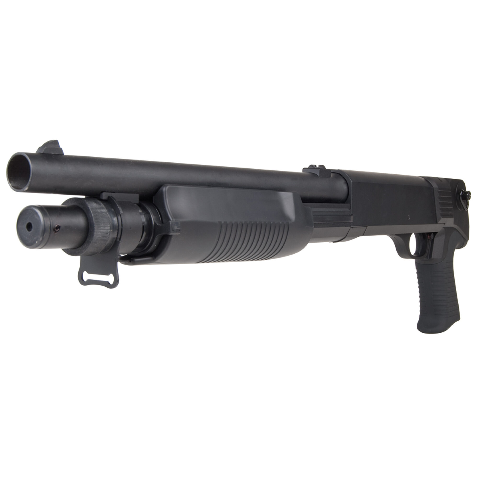 Pumpgun SAS 12 Schwarz 6mm Franchi  - Airsoft Federdruck – Bild 2
