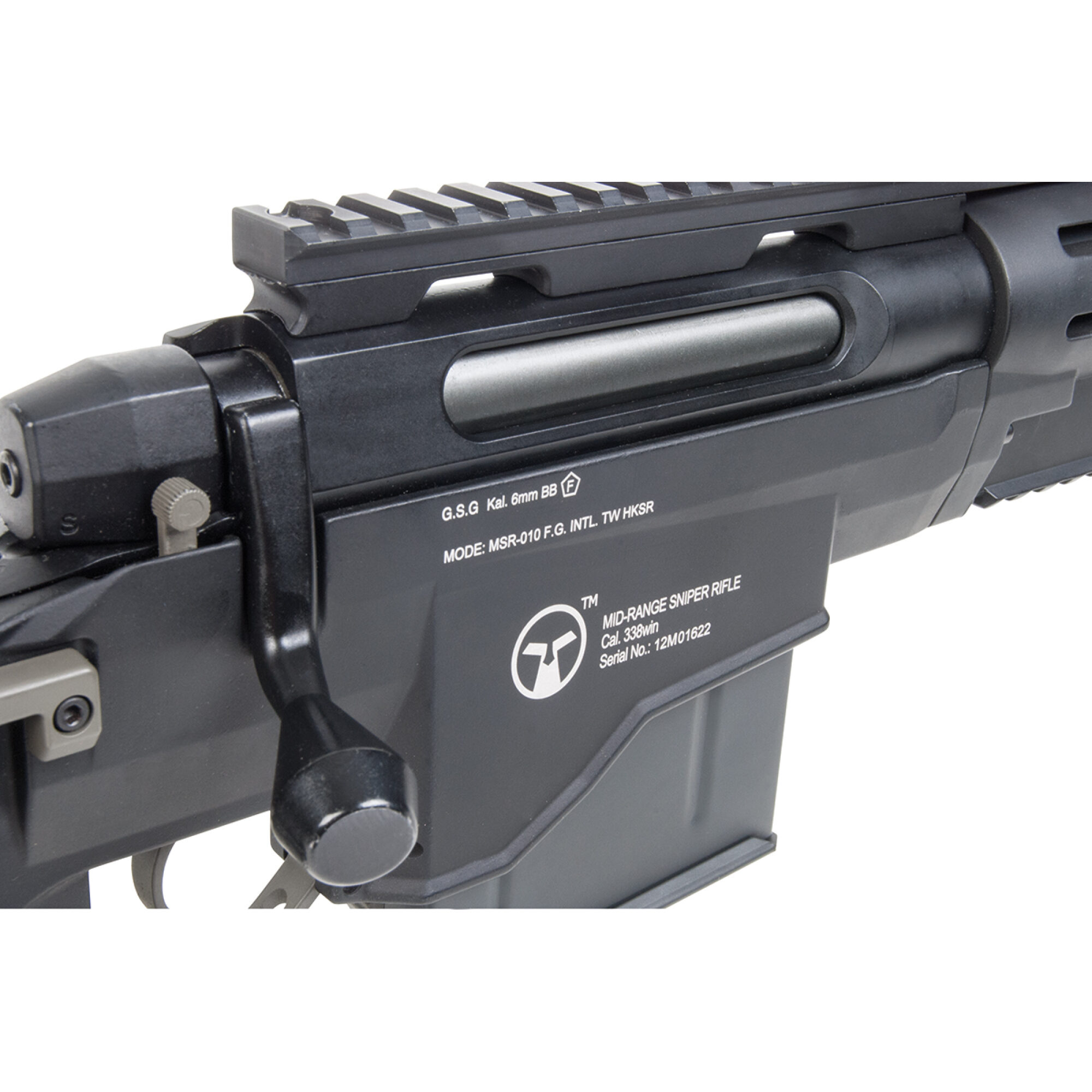 Ares MS338 Sniper Schwarz 6mm - Airsoft Federdruck – Bild 10
