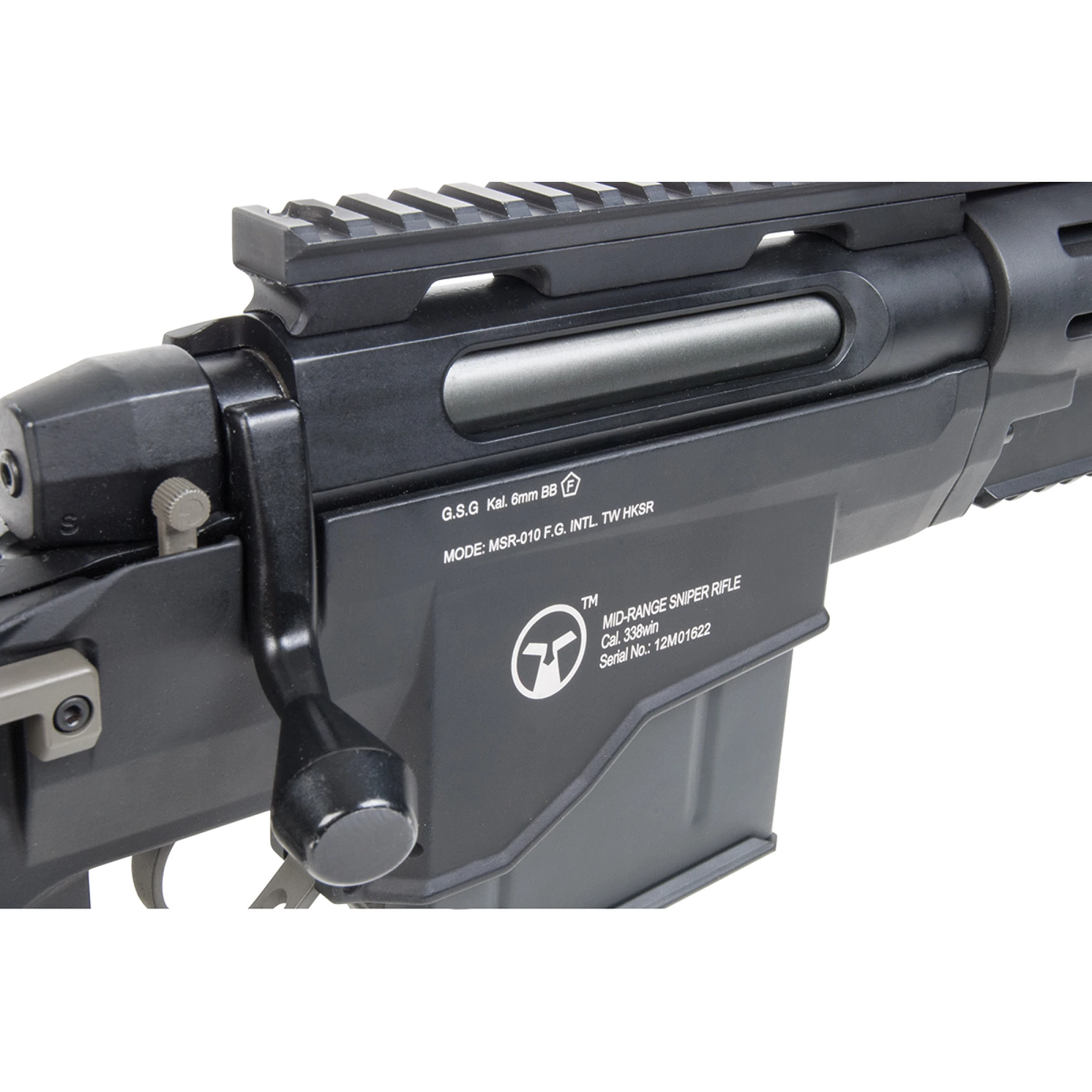 Ares MS338 Sniper Schwarz 6mm - Airsoft Federdruck – Bild 10