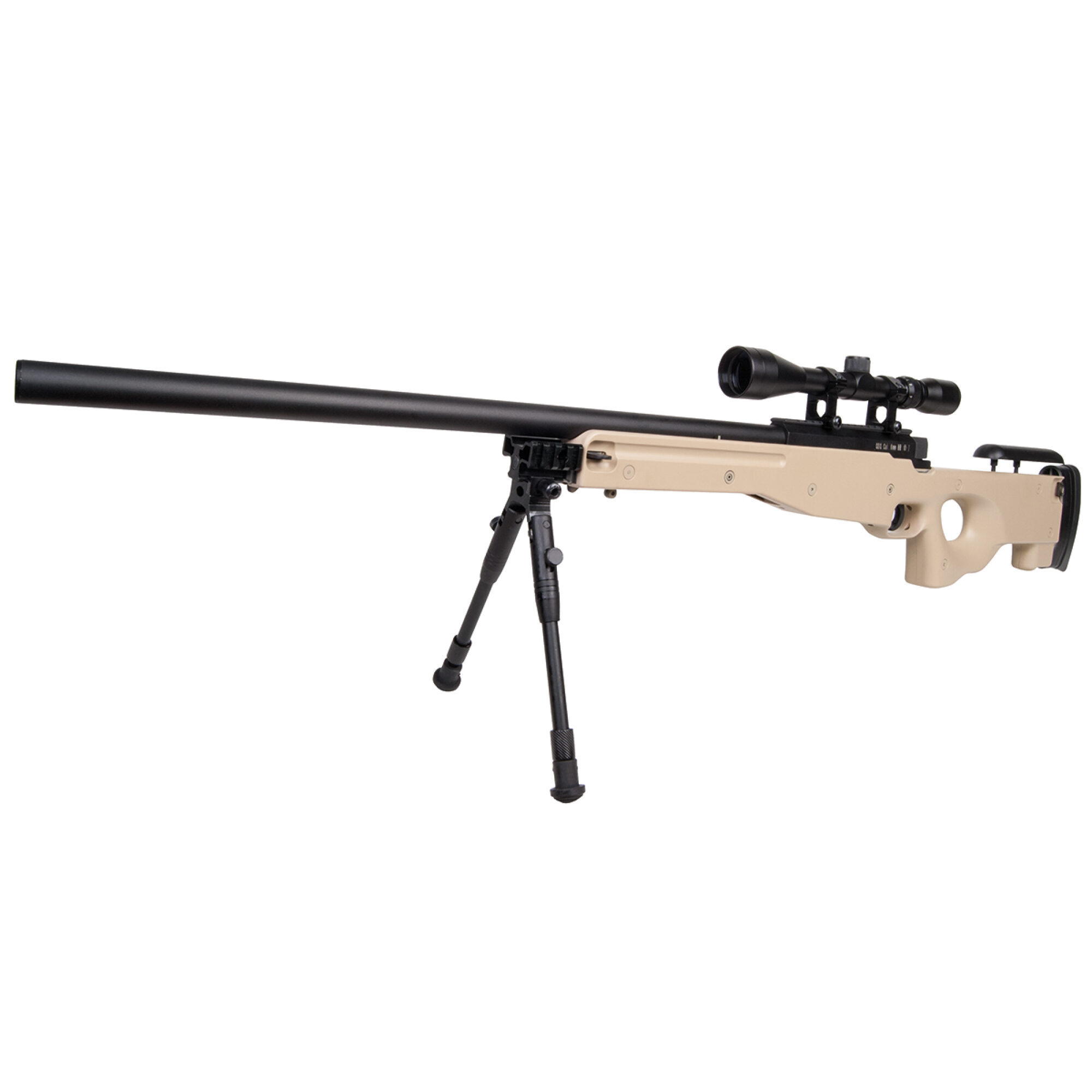 MB01 Tactical Sniper Tan 6mm GSG - Airsoft Federdruck – Bild 2