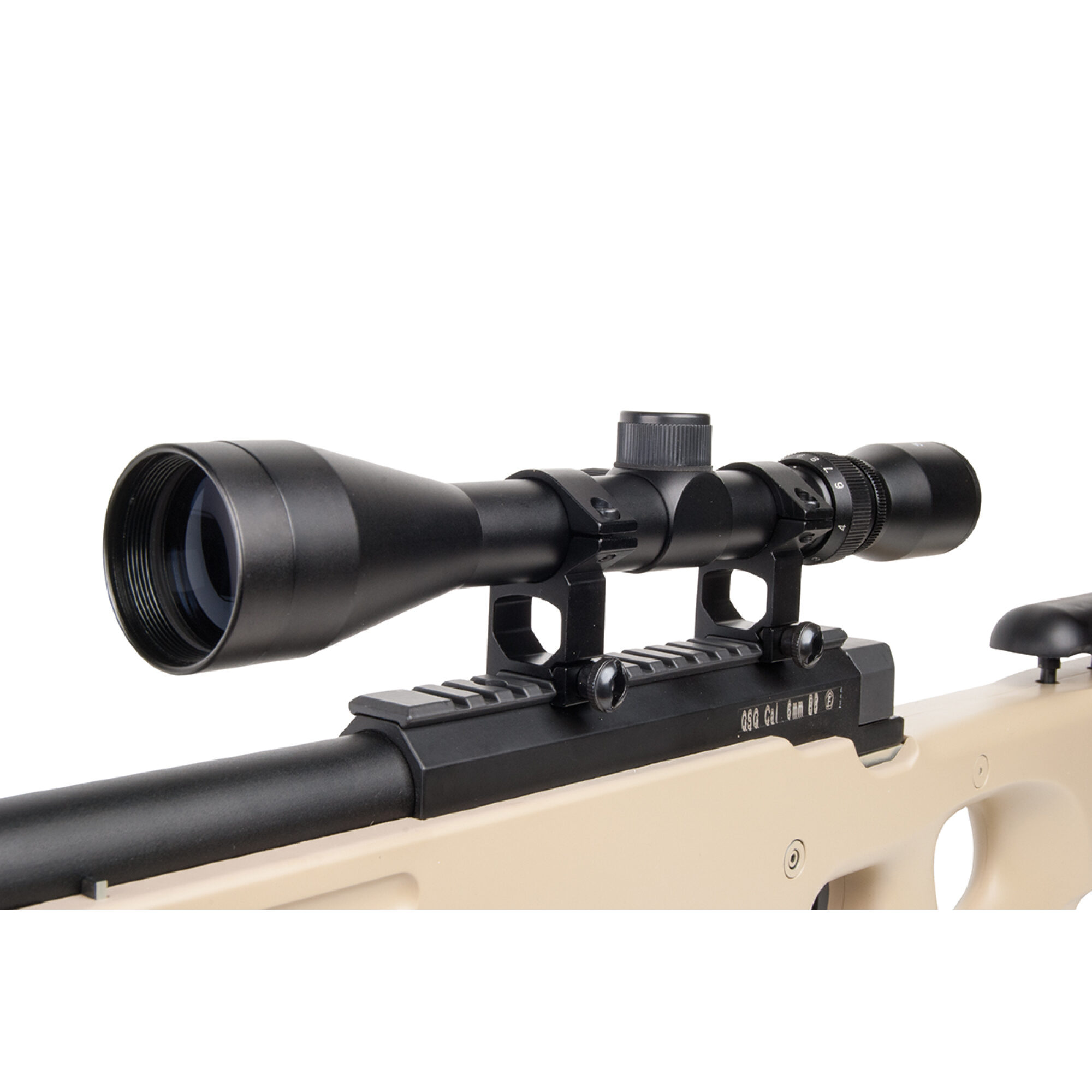 MB01 Tactical Sniper Tan 6mm GSG - Airsoft Federdruck – Bild 5