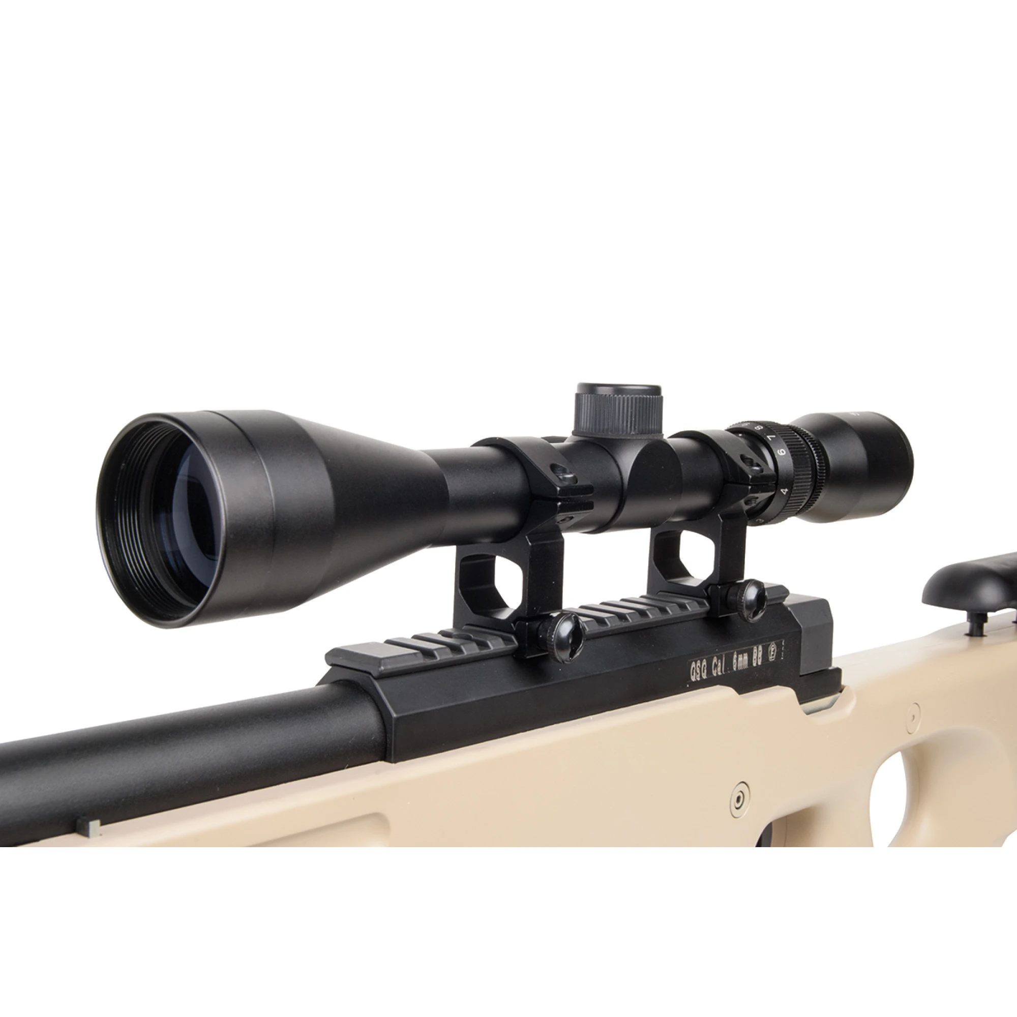 MB01 Tactical Sniper Tan 6mm GSG - Airsoft Federdruck – Bild 5