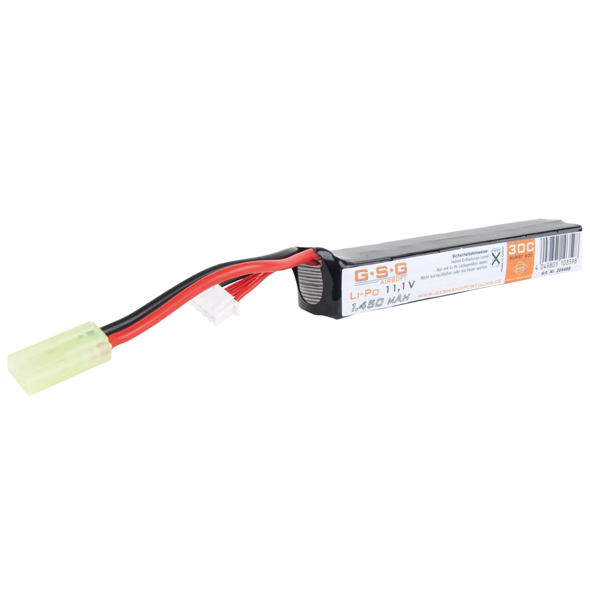 Akku Li-Po 11.1V 1.450 mAh GSG - Airsoft