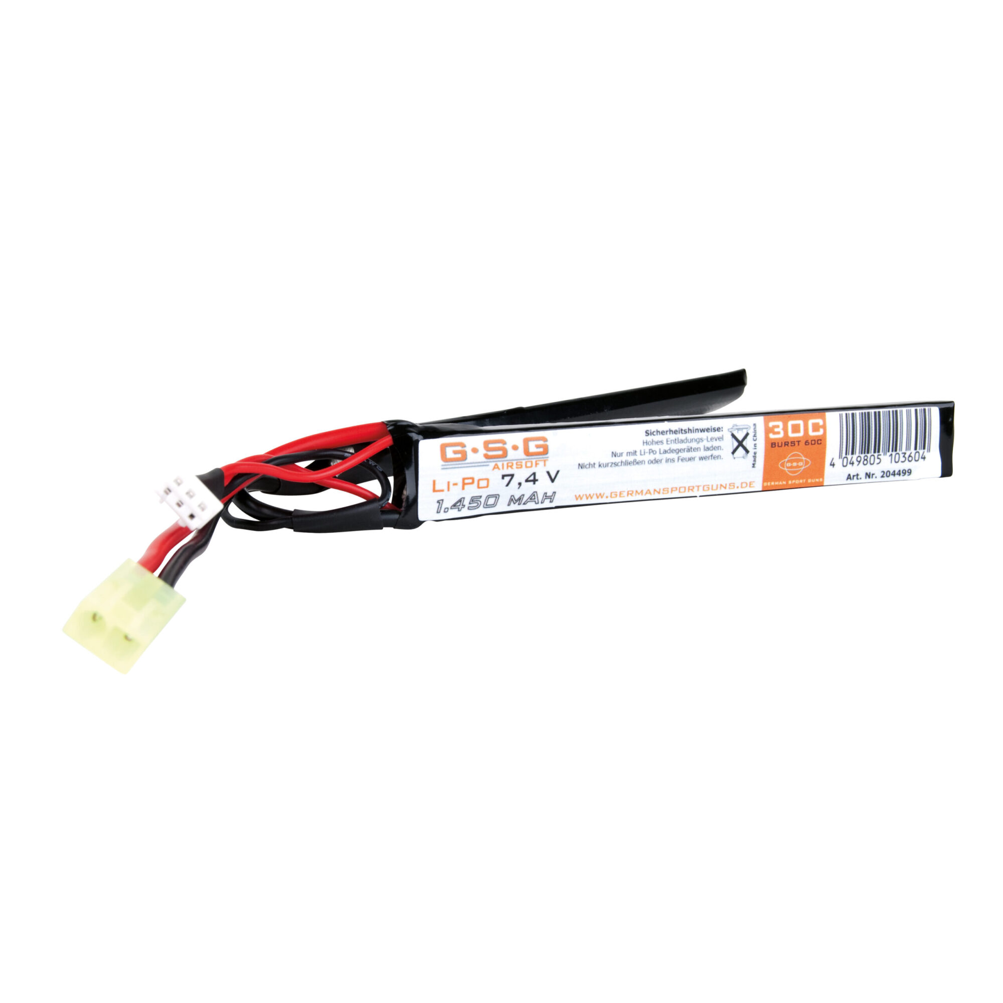 Akku Li-Po 7.4V 1.450 mAh GSG - Airsoft